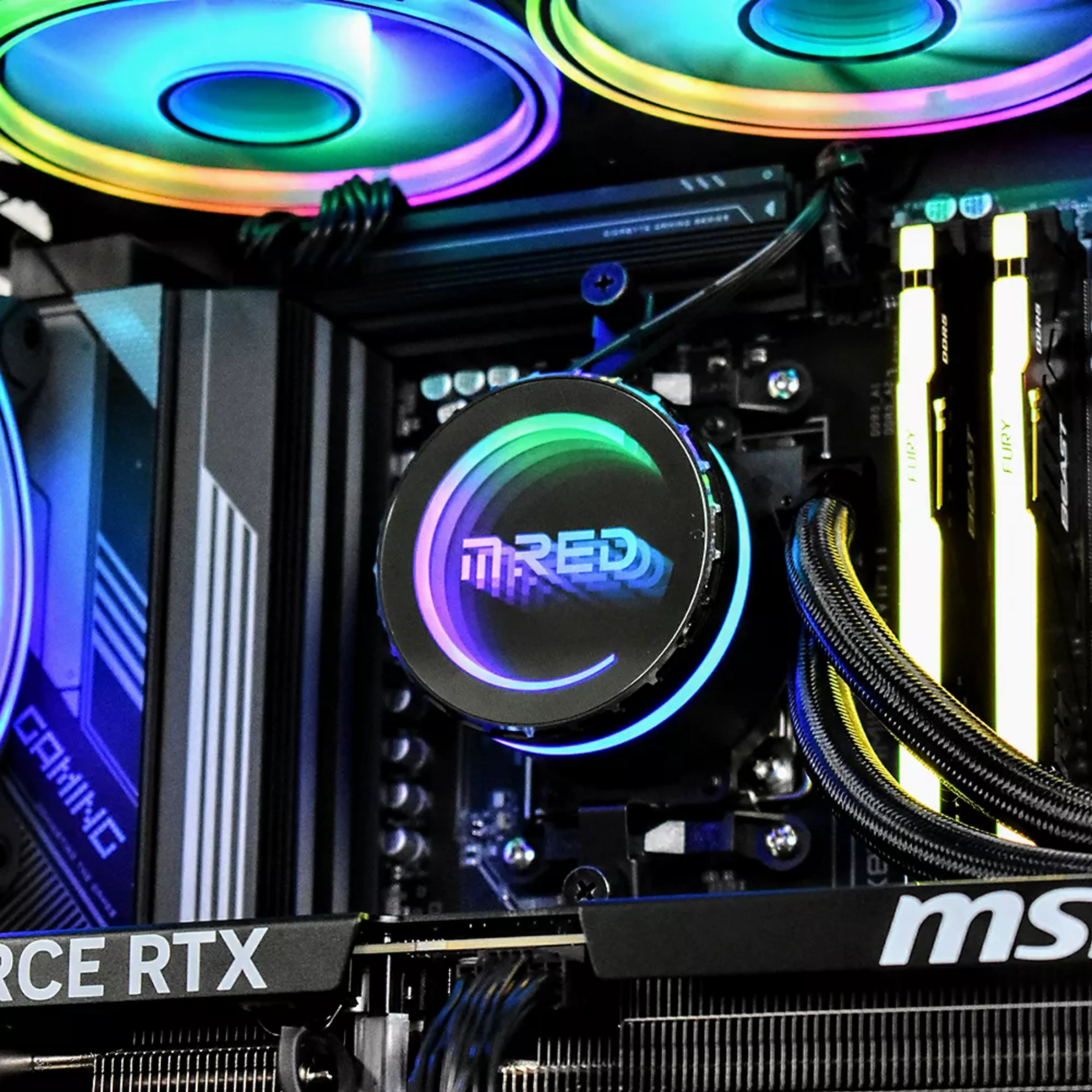 MRED PC Gamer Ryzen R7 32GB 2TB RTX 5080 - CBТ060-01 image