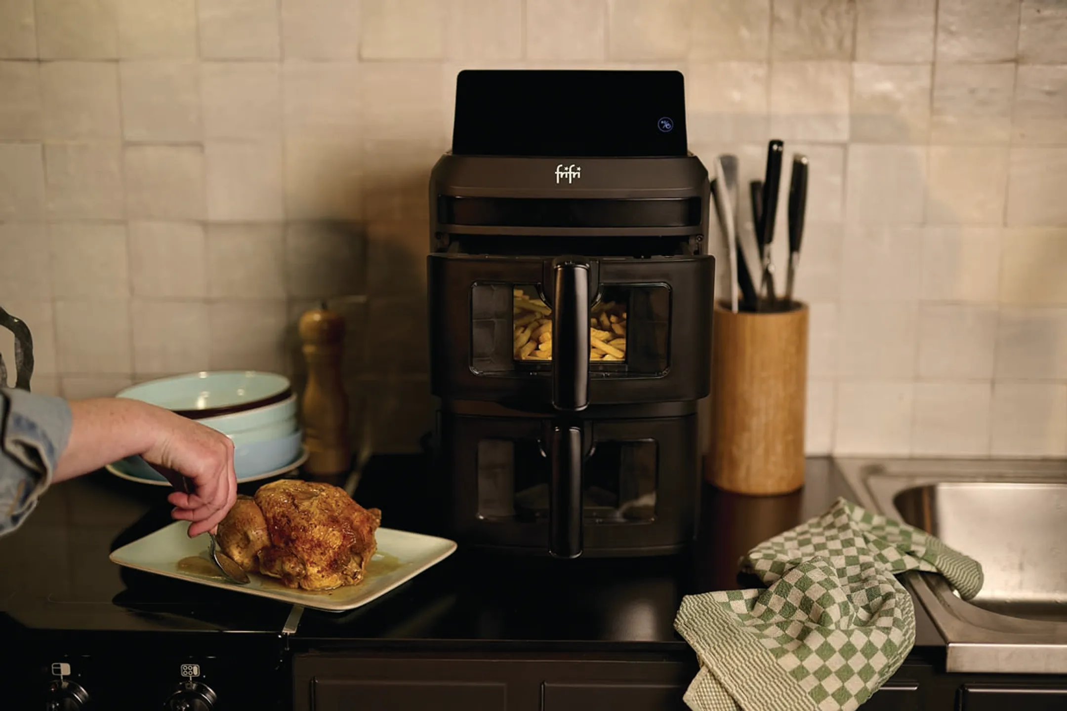 FriFri Airfryer Duo Slim FR0813028BLP image