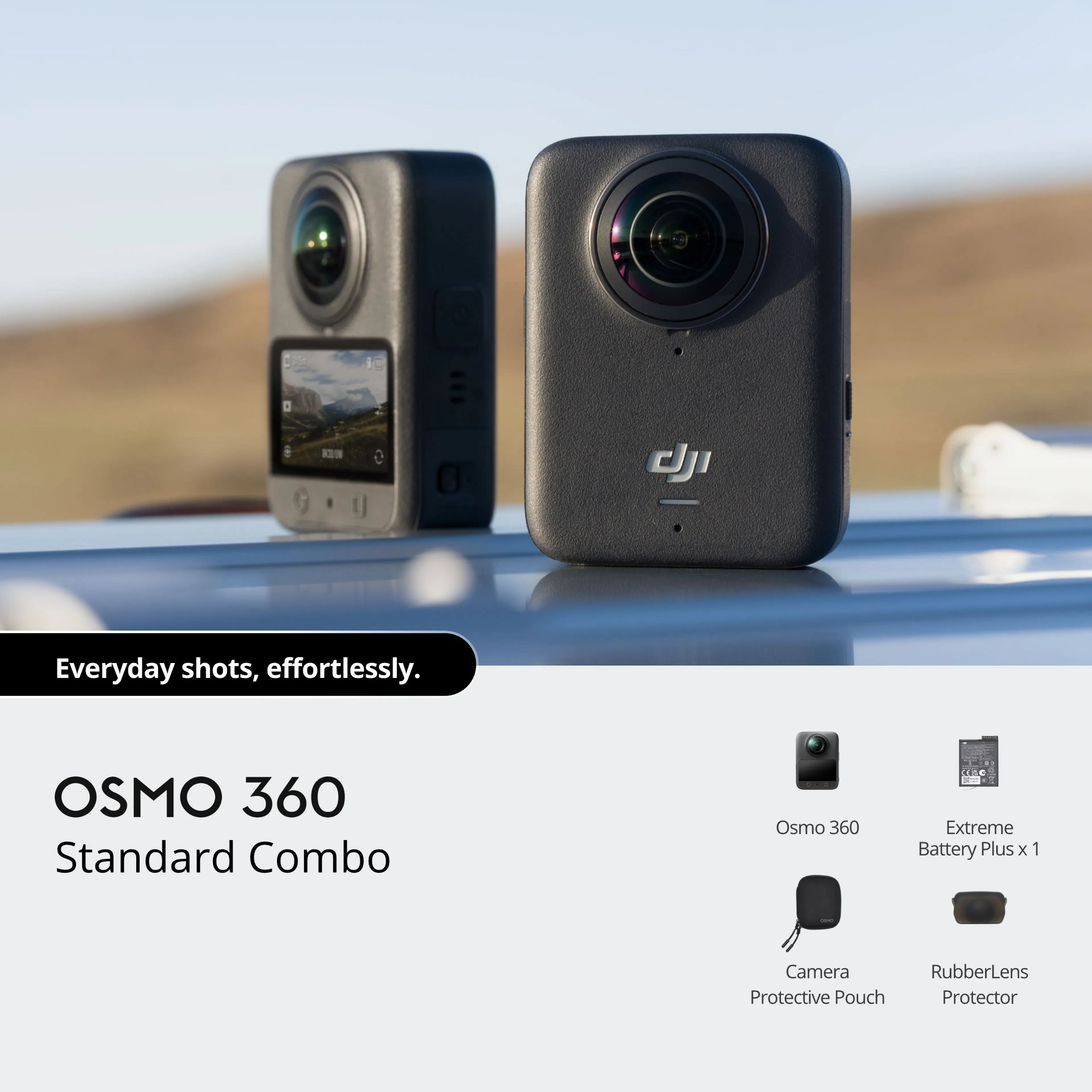 DJI Action Cam 360° OSMO 360 Standard Combo - Black image