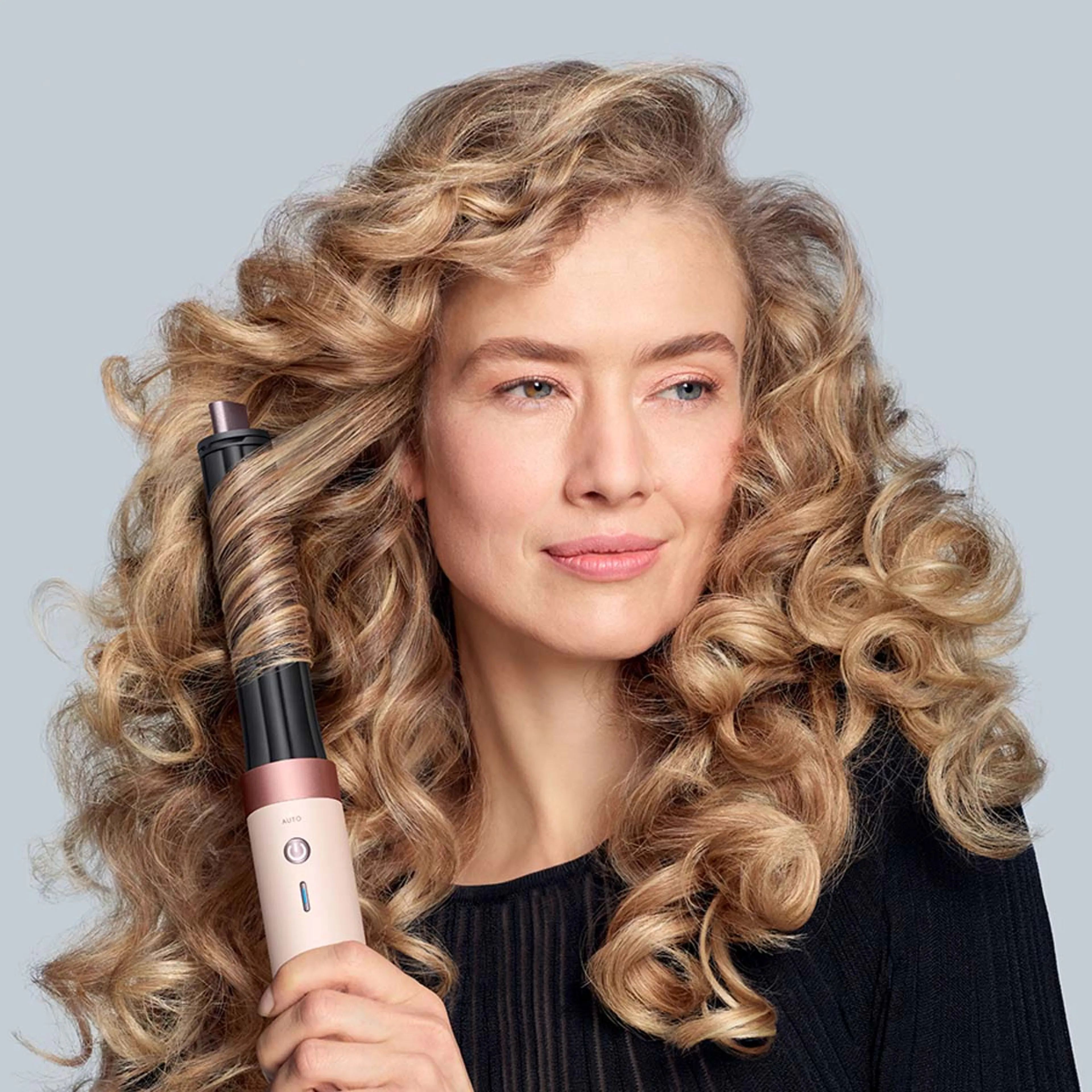 Dyson Airwrap Co-anda 2x - straight to wavy hair - Ceramic Pink image
