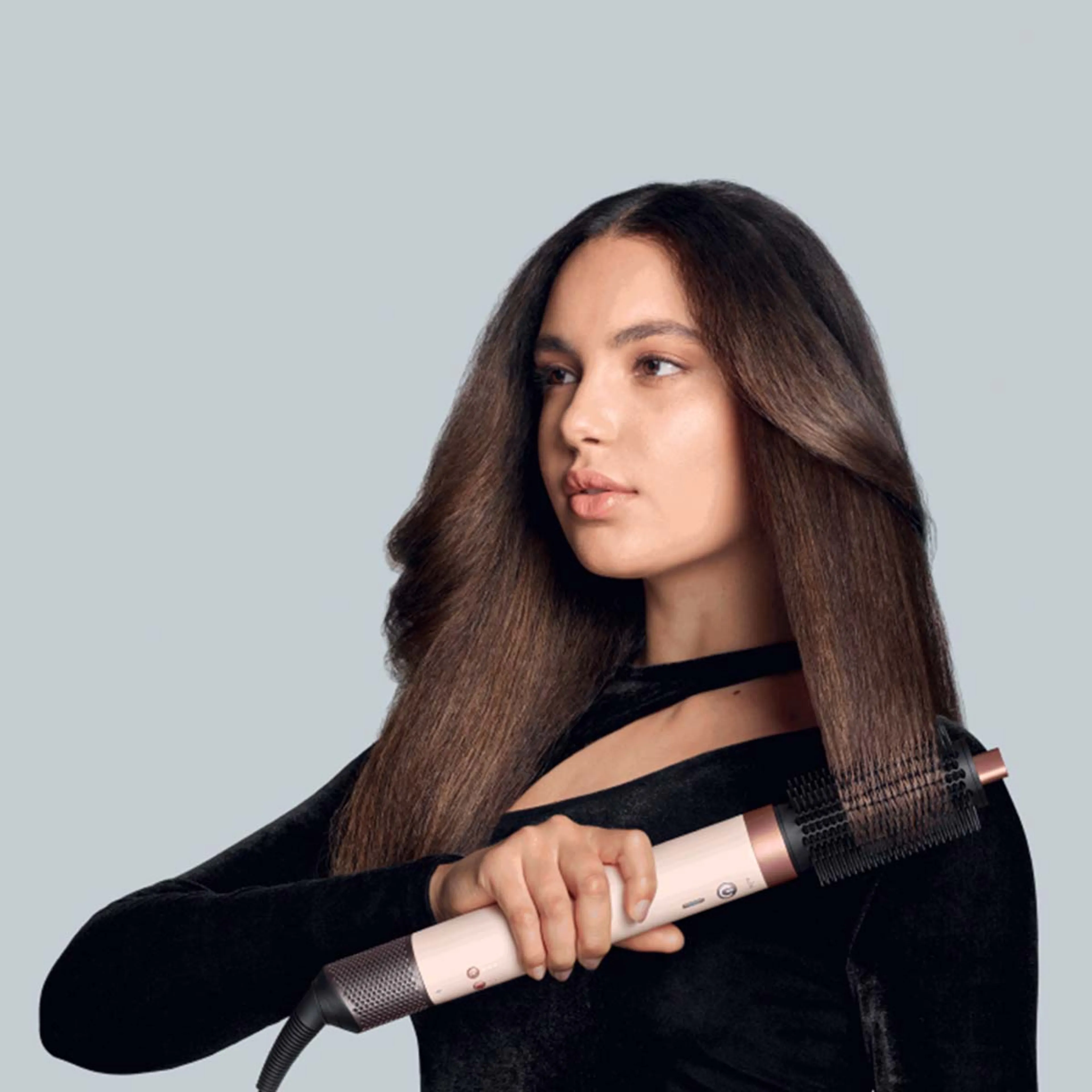 Dyson Airwrap Co-anda 2x - straight to wavy hair - Ceramic Pink image