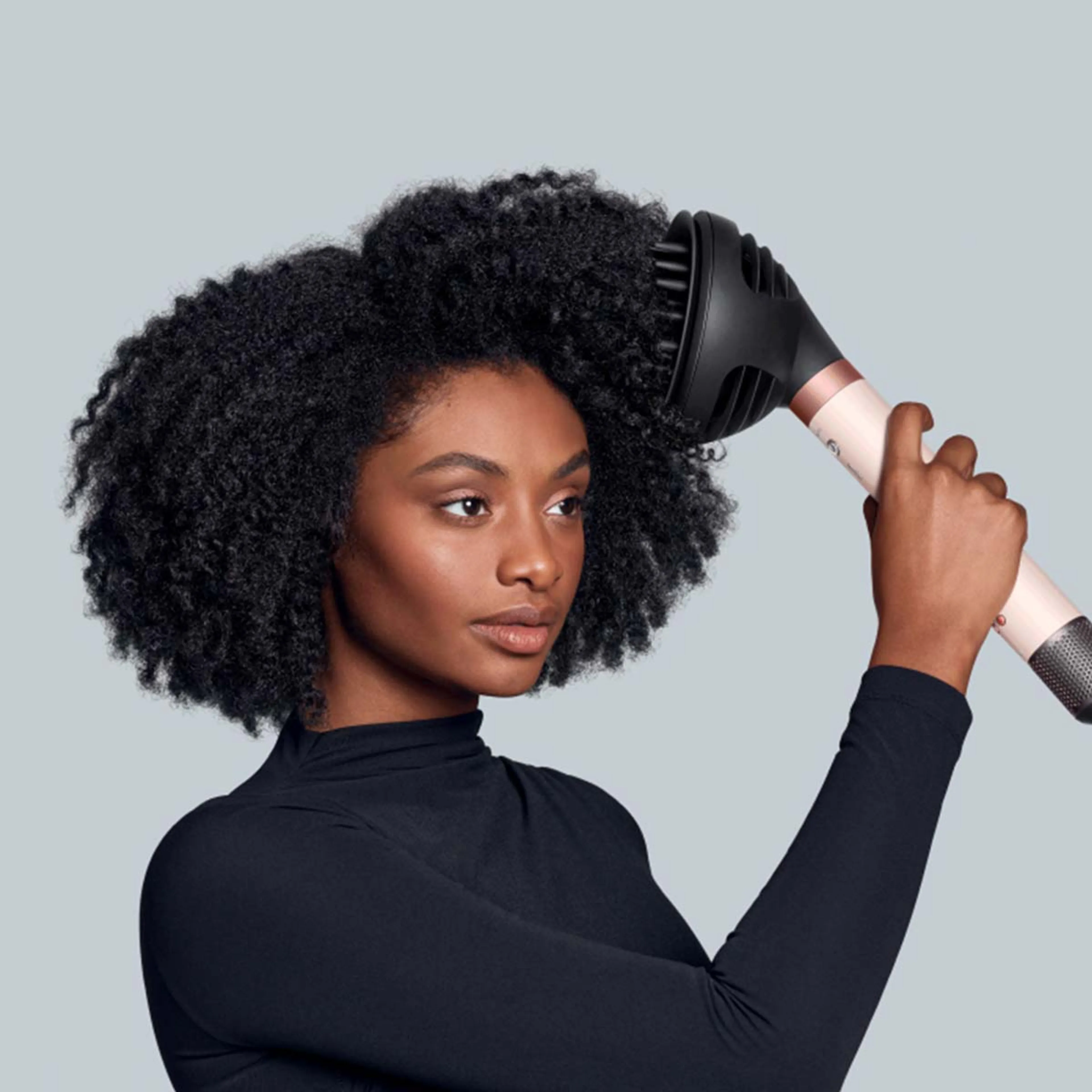 Dyson Airwrap Co-anda 2x - curly to kinky hair - Ceramic Pink image
