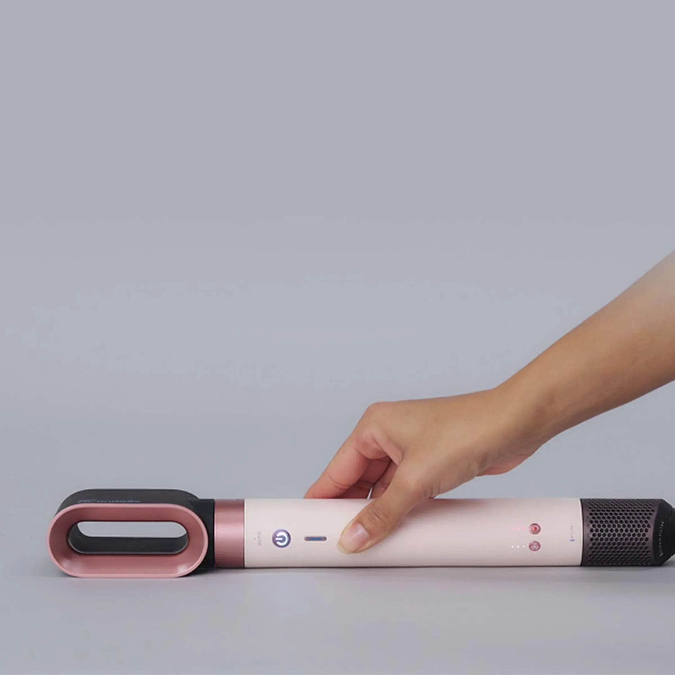 Dyson Airwrap Co-anda 2x – lockiges bis krauses Haar – Ceramic Pink image