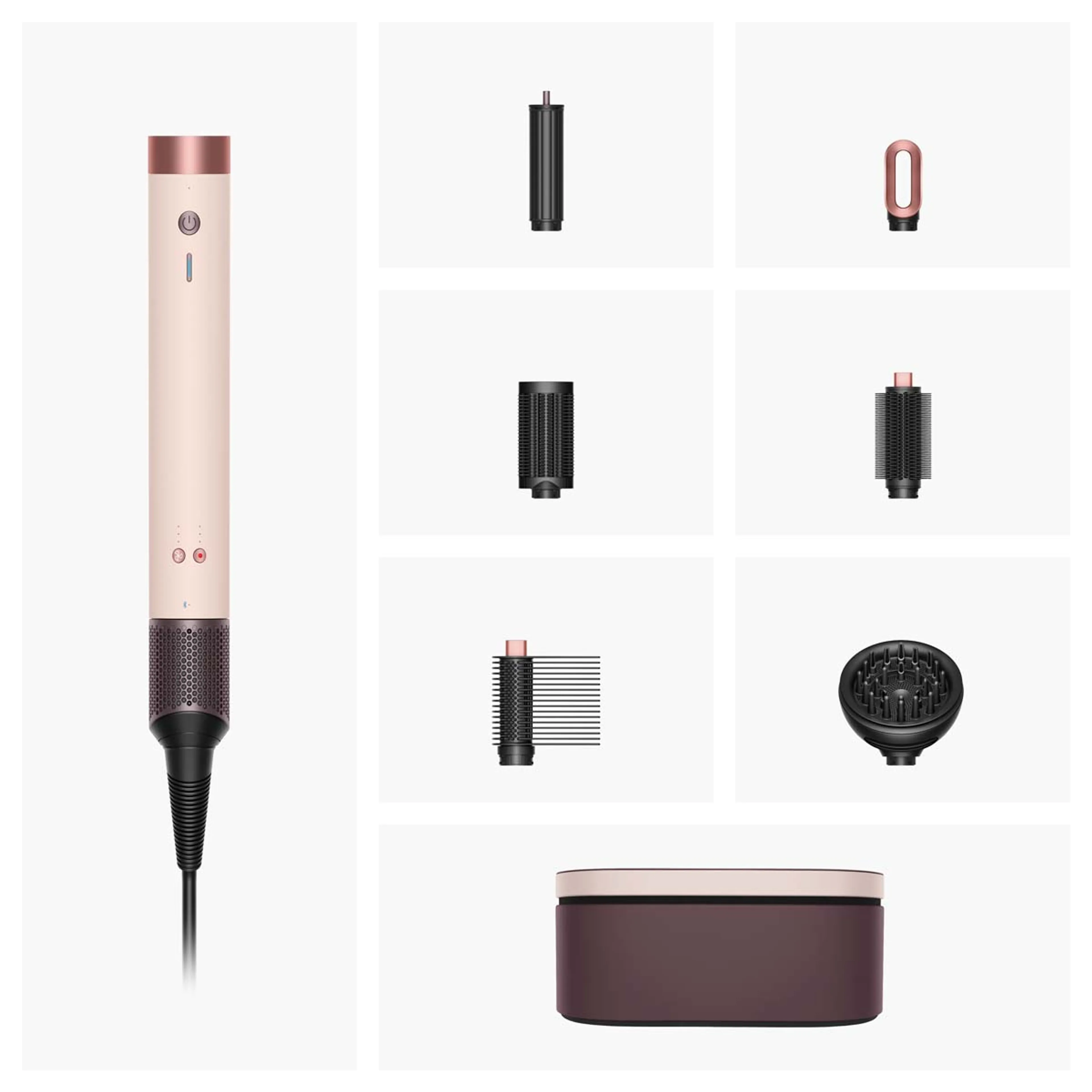 Dyson Airwrap Co-anda 2x - curly to kinky hair - Ceramic Pink image