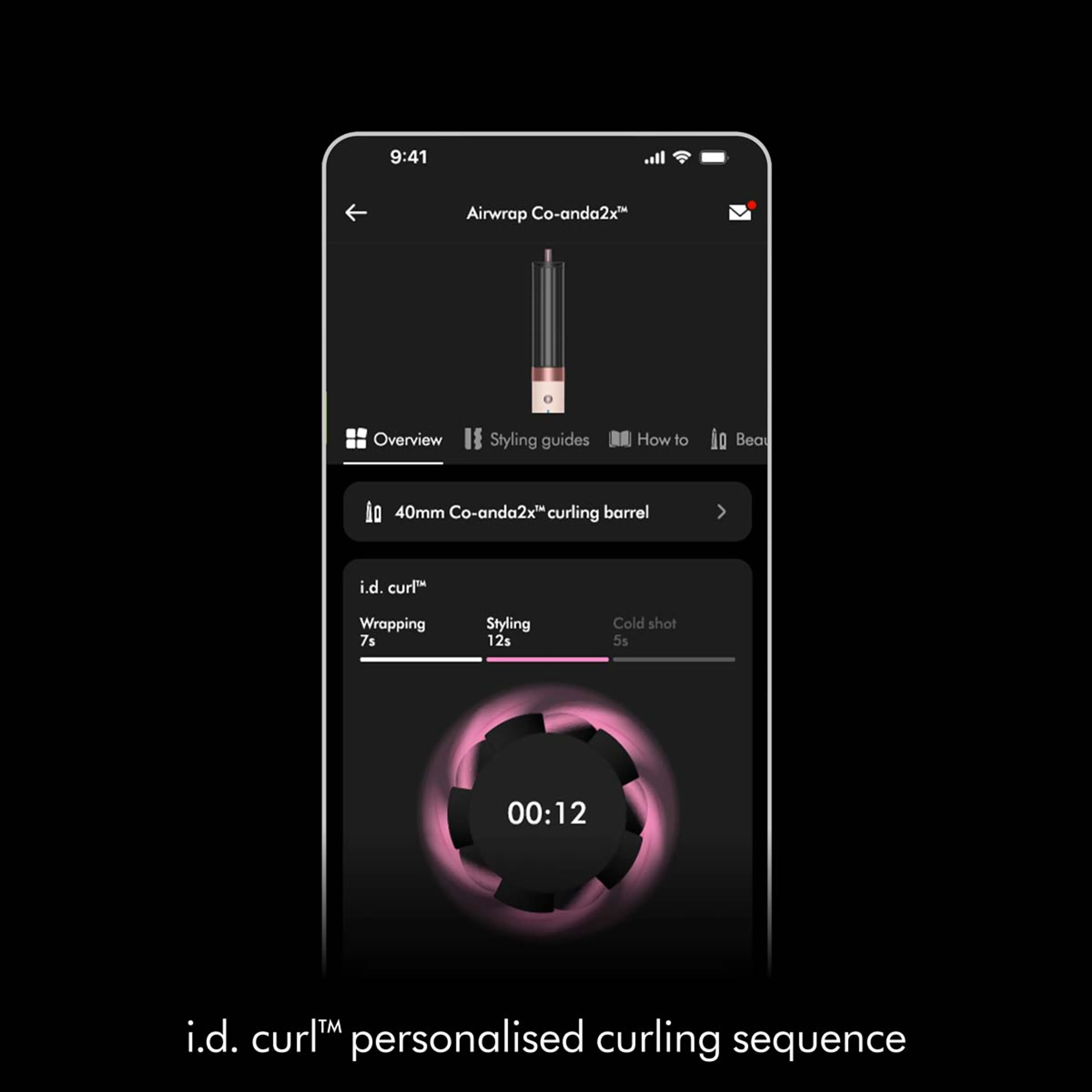 Dyson Airwrap Co-anda 2x - curly to kinky hair - Ceramic Pink image