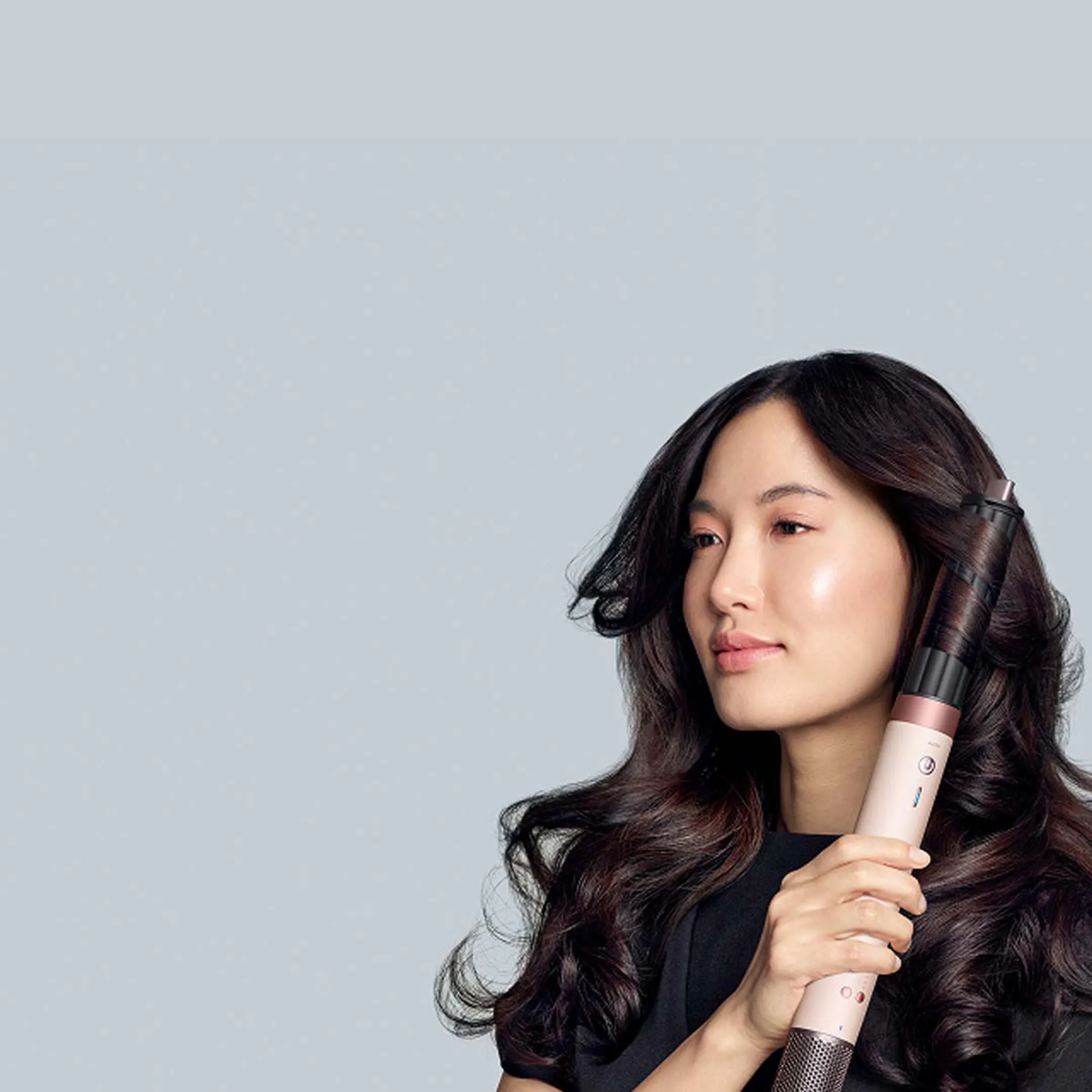 Dyson Airwrap Co-anda 2x – lockiges bis krauses Haar – Ceramic Pink image