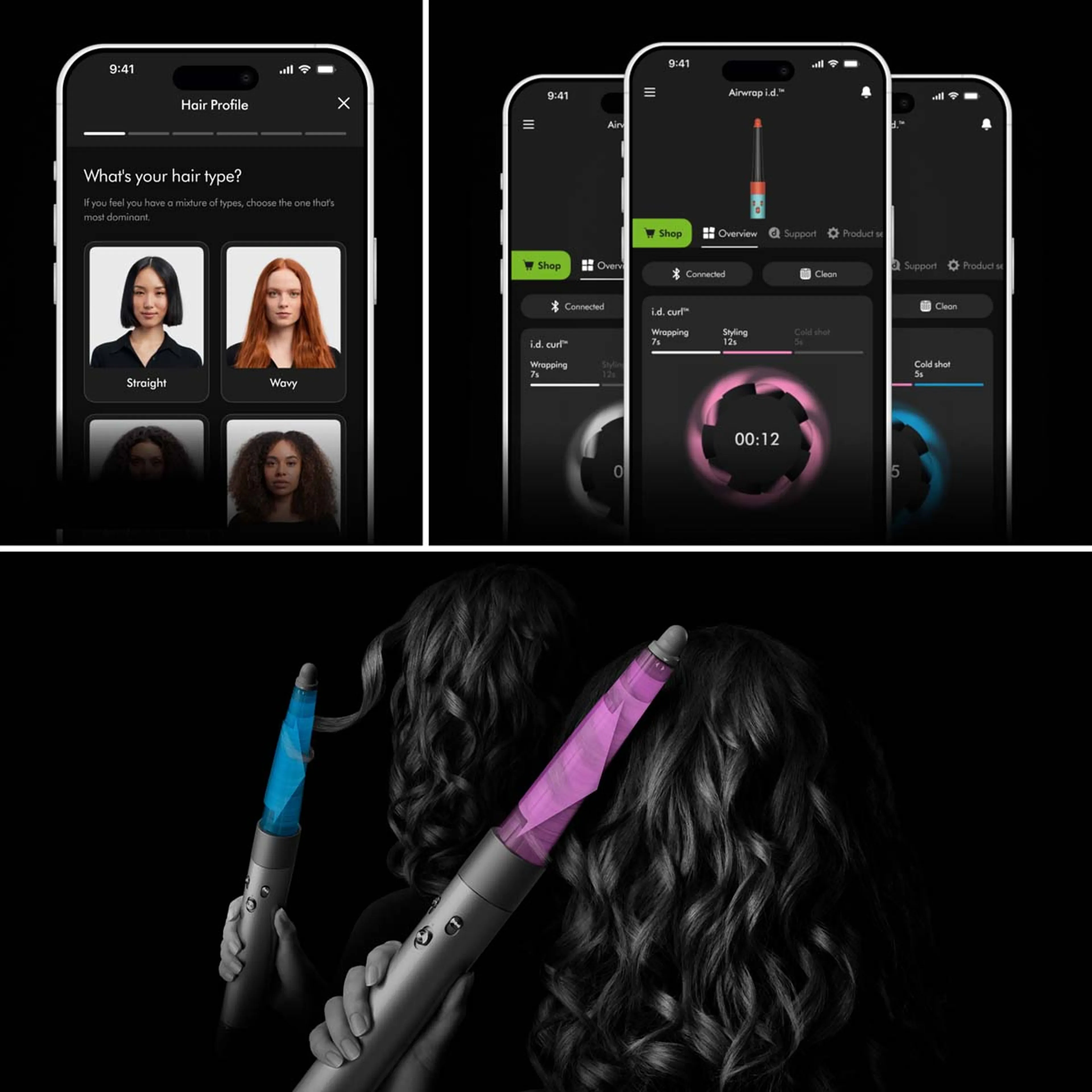 Dyson Airwrap i.d. - Straight to Wavy Hair - Ceramic Pink image