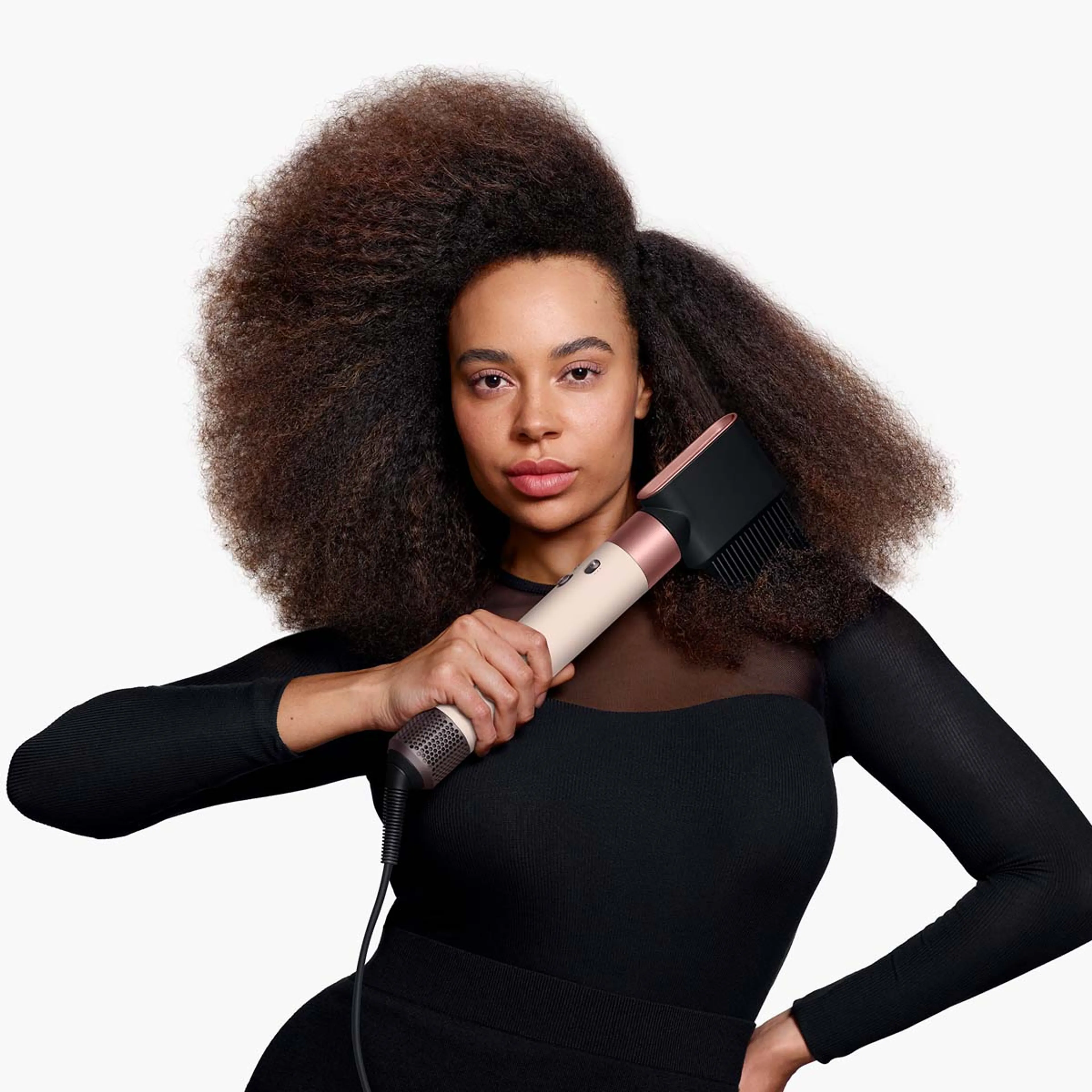 Dyson Airwrap i.d. - curly to kinky hair - Ceramic Pink image