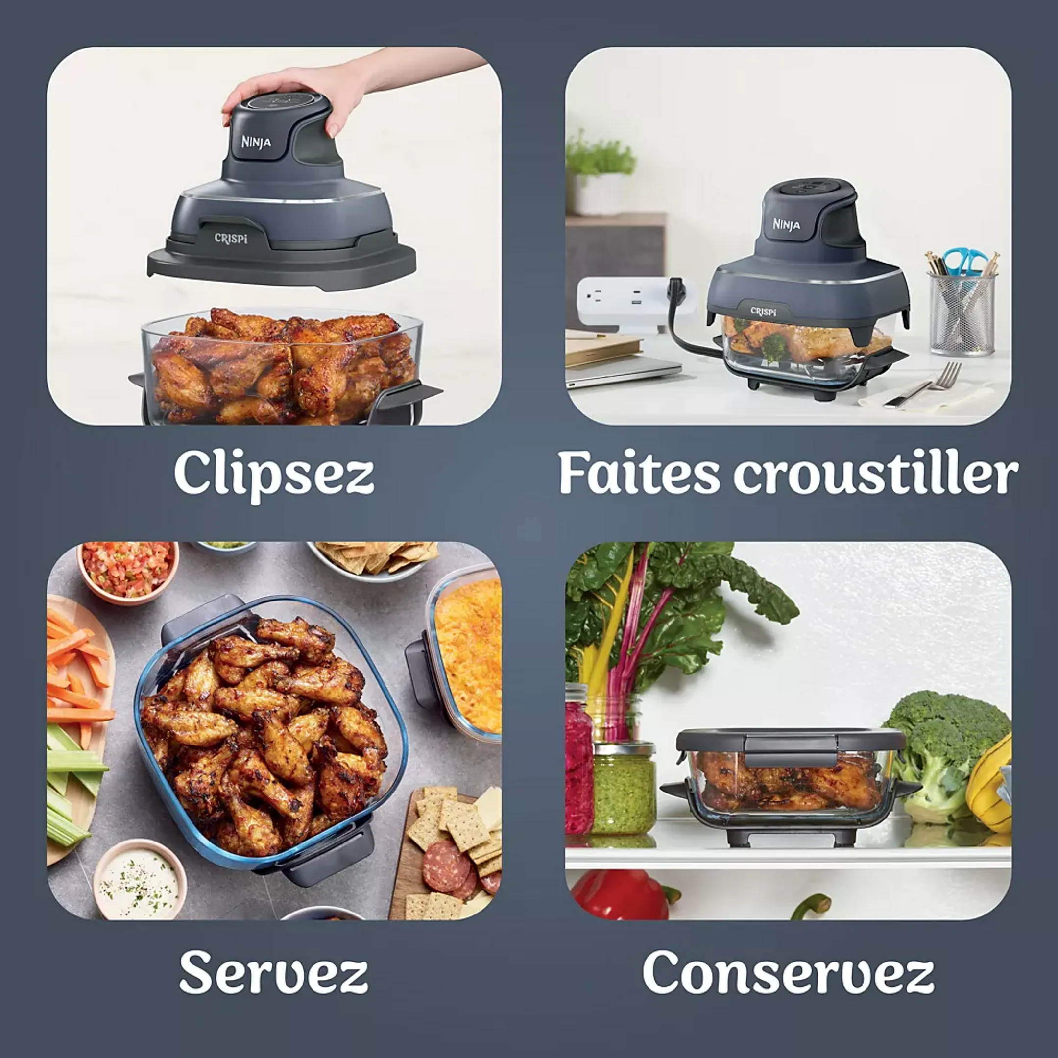 Ninja Airfryer modulaire CRISPi FN101EUGY - Cyber space image