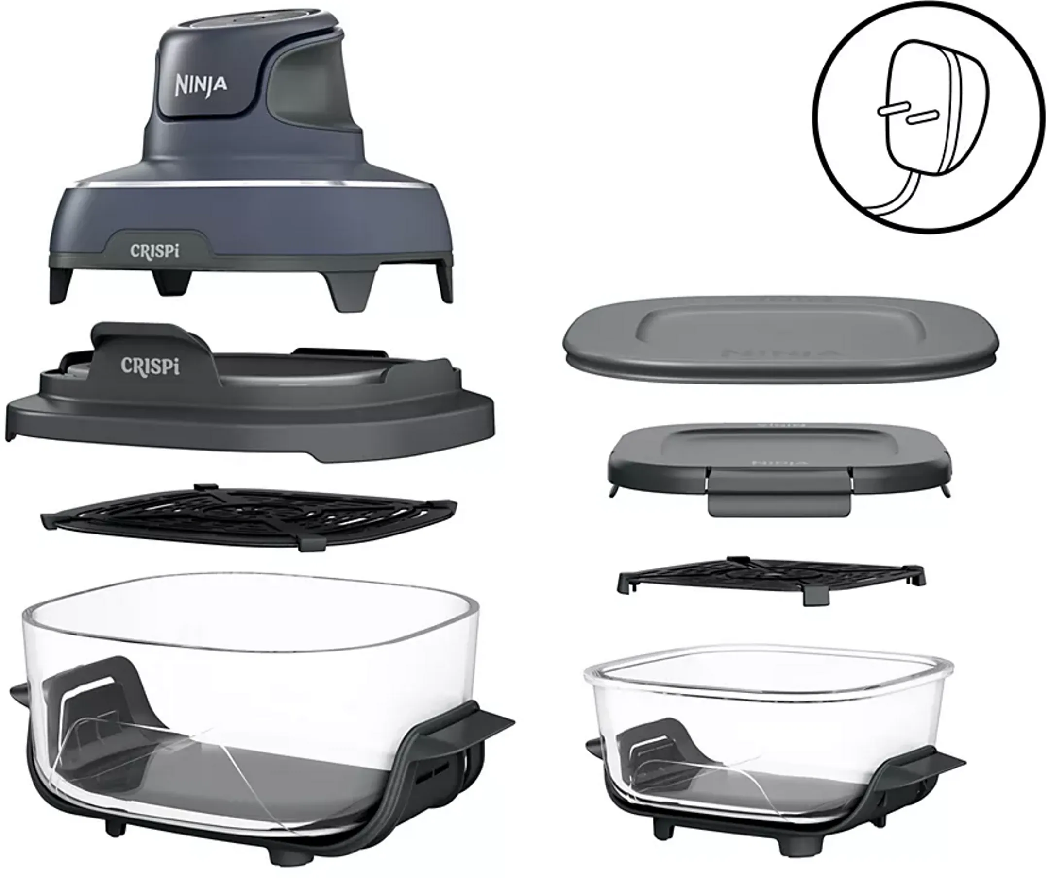 Ninja Airfryer modulaire CRISPi FN101EUGY - Cyber space image
