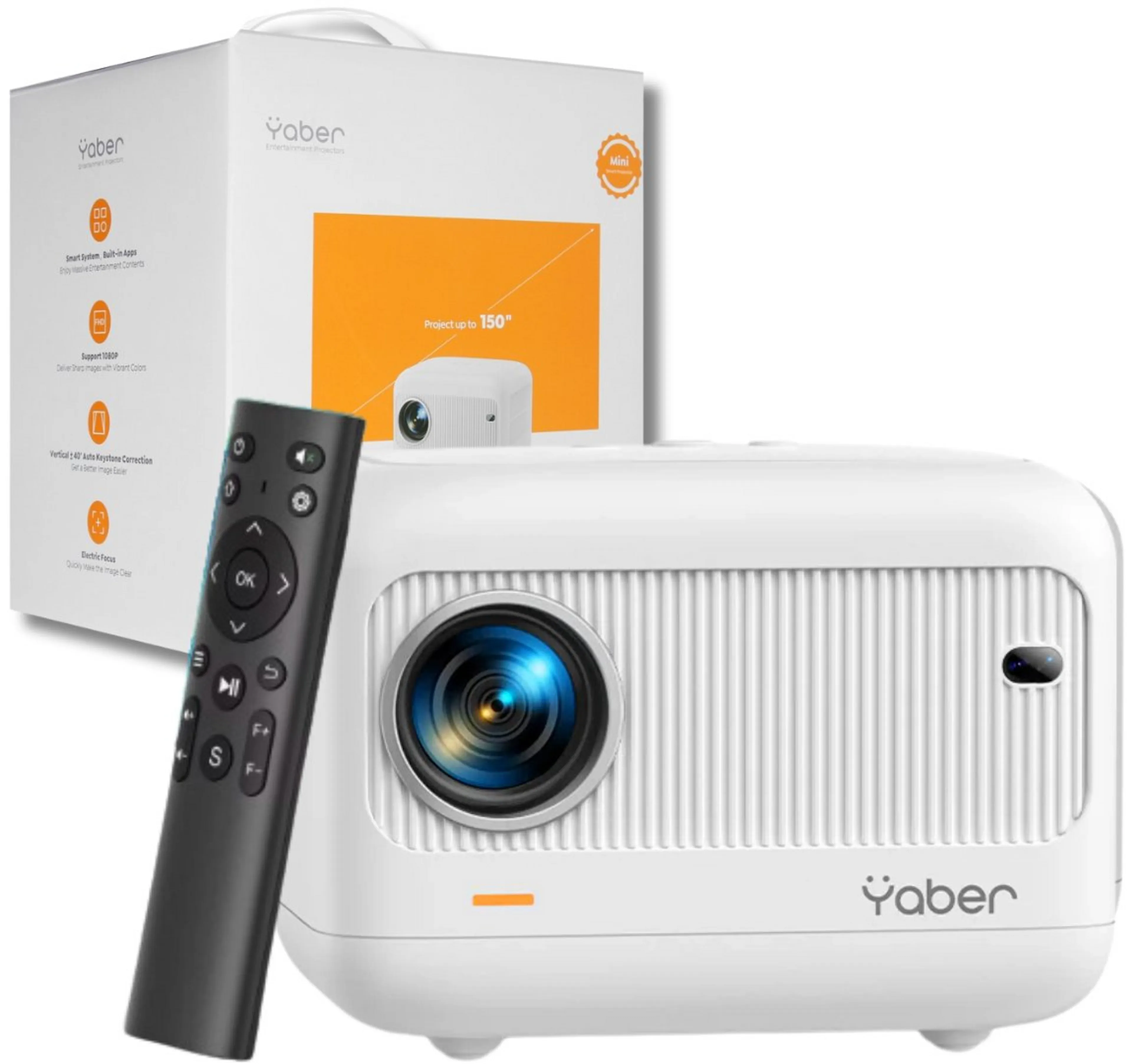 YABER Projector LED L1 Smart - White image