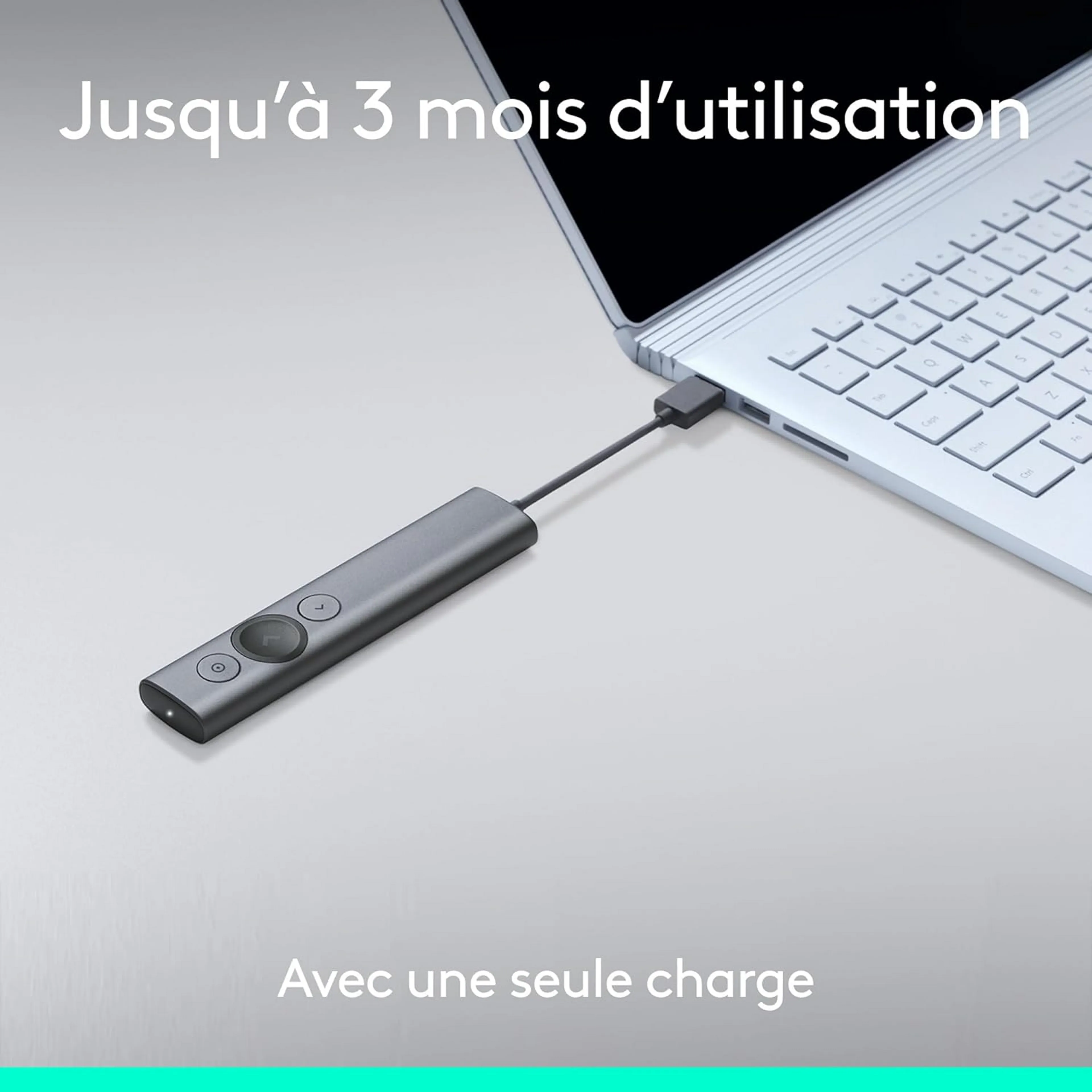 Logitech Pointeur laser Spotlight Presentation Remote - Gris image