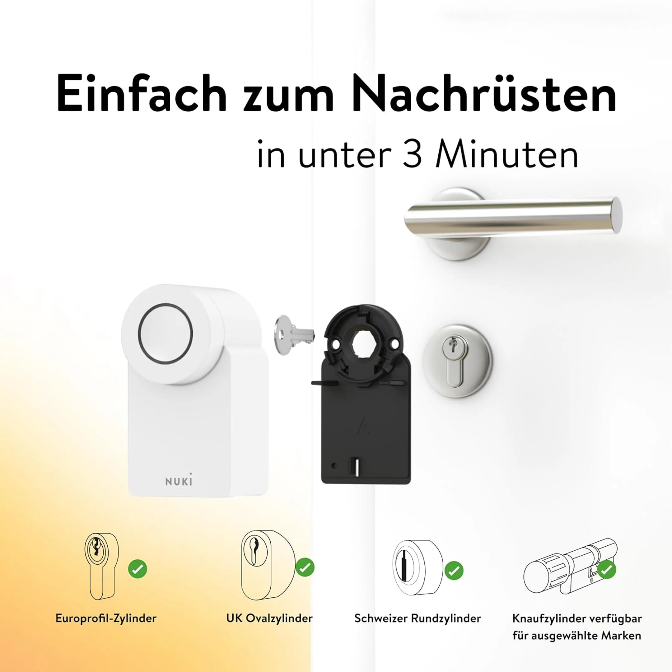 NUKI Connected Lock Smart Lock Go - Weiß image