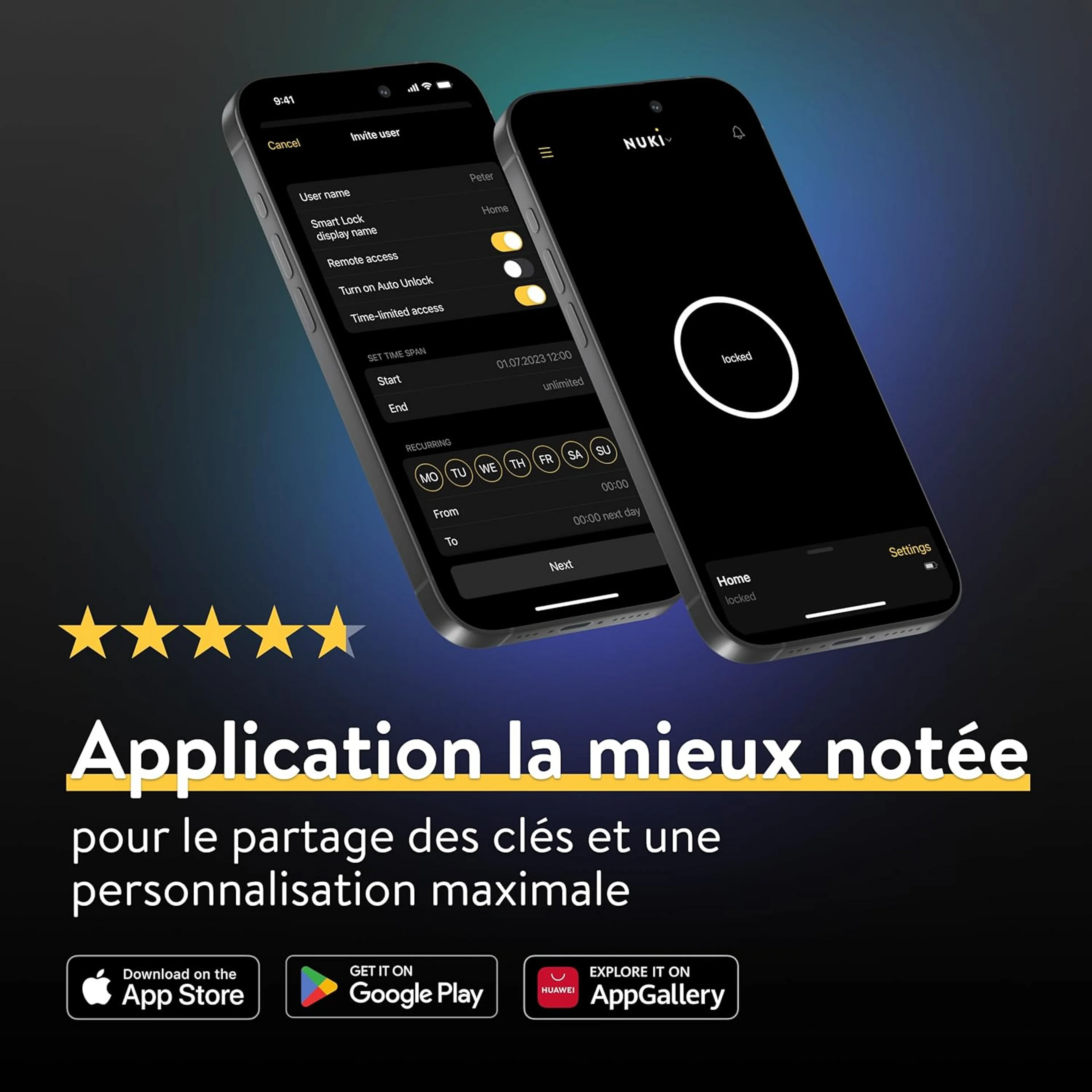 NUKI Serrure connecté Smart Lock Go - Blanc image
