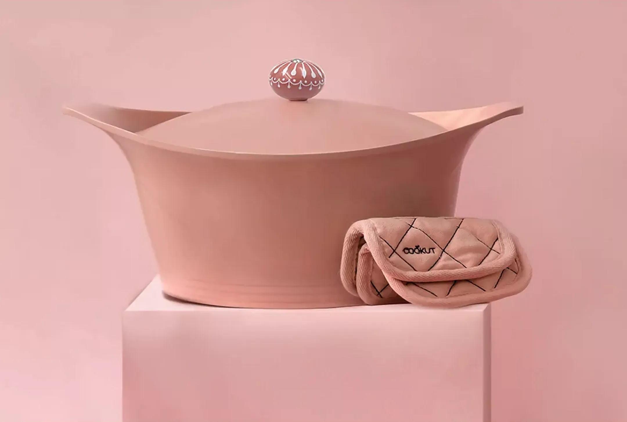 COOKUT Pressure cooker L'incroyable Cocotte - 24cm - Marshmallow image