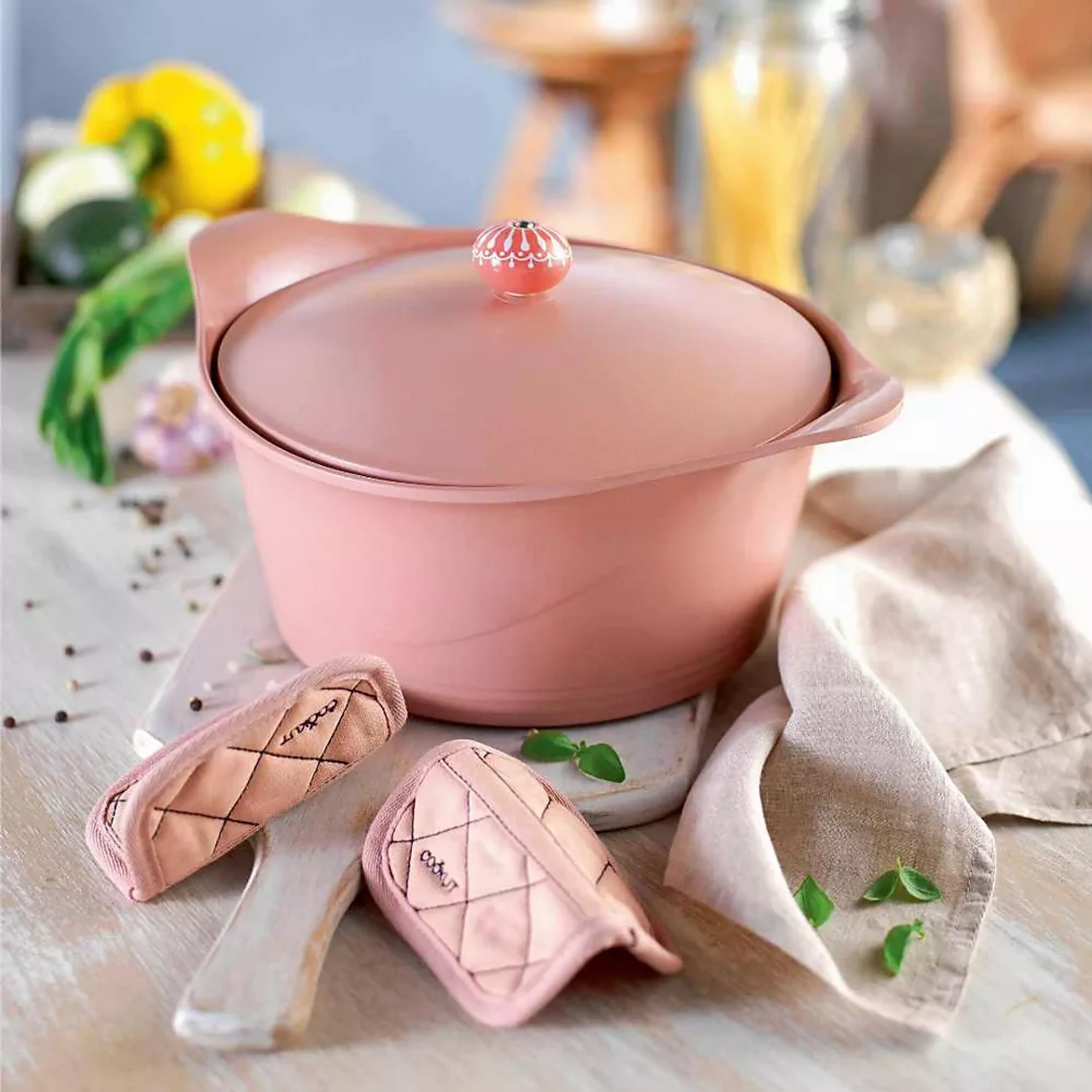 COOKUT Pressure cooker L'incroyable Cocotte - 24cm - Marshmallow image