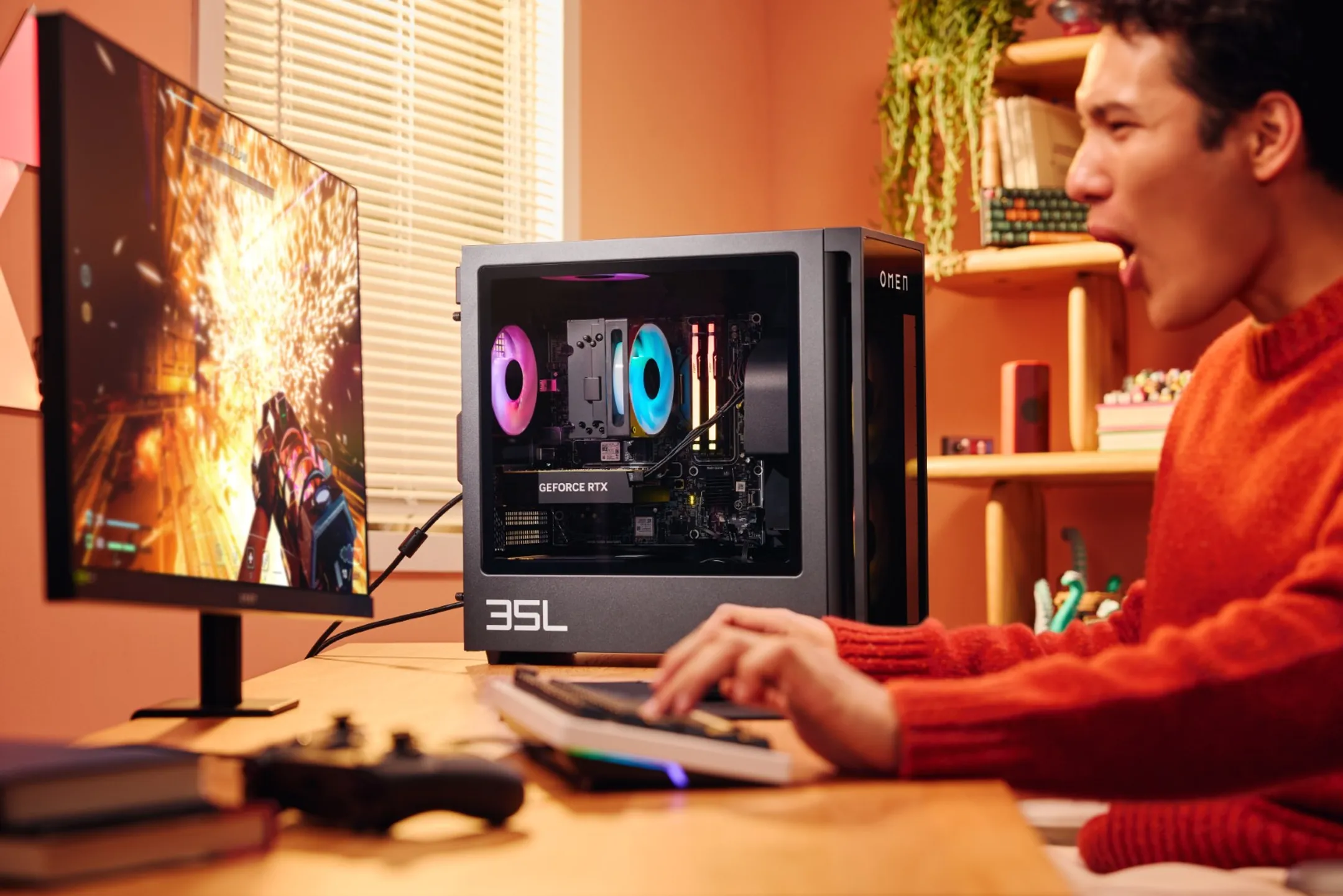 HP PC Gamer Omen 35L Ultra 7 32GB 1TB RTX 5070 - GT16-0098nb image