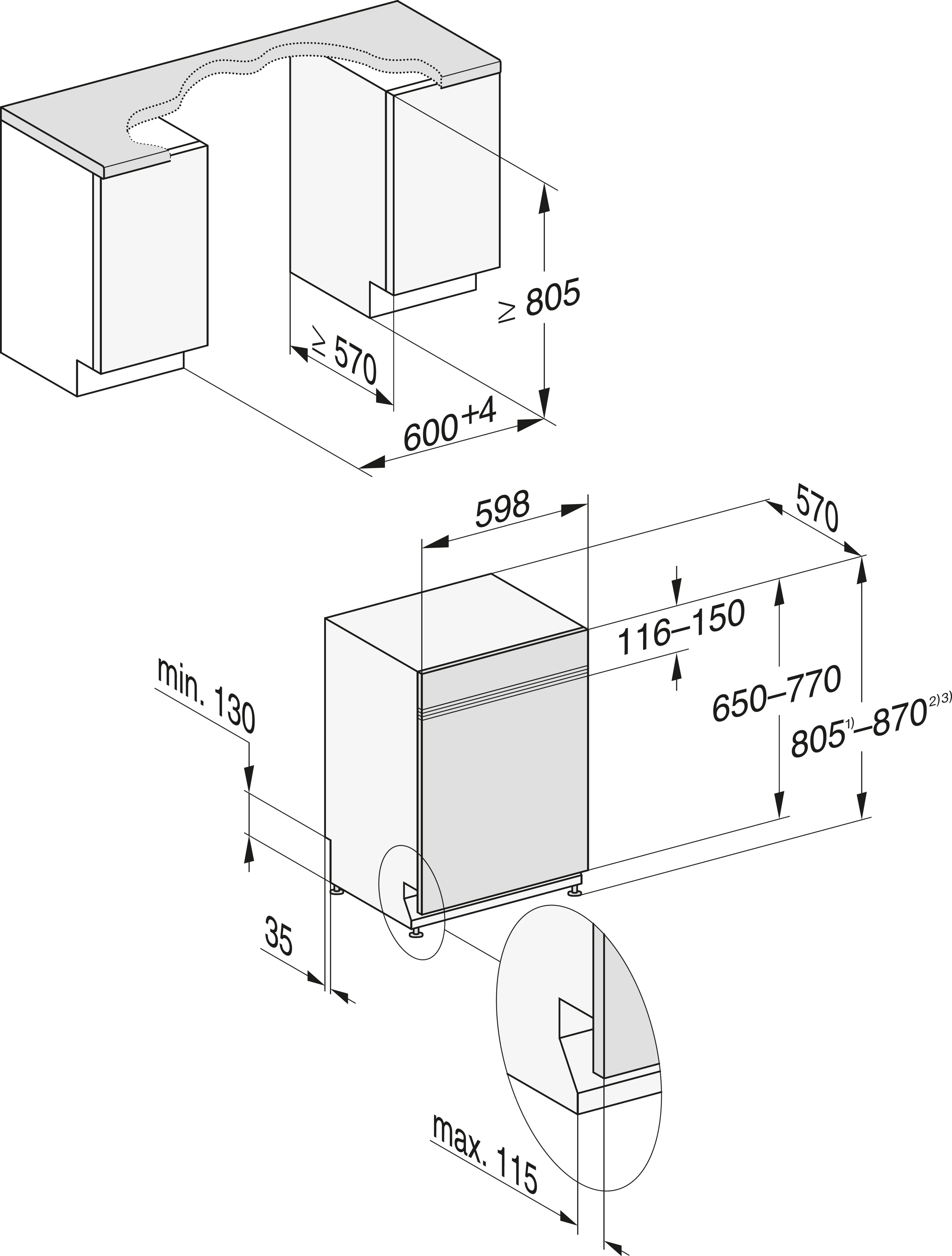 Miele Halbintegrierter Geschirrspüler G 5811 SCi Active Plus image