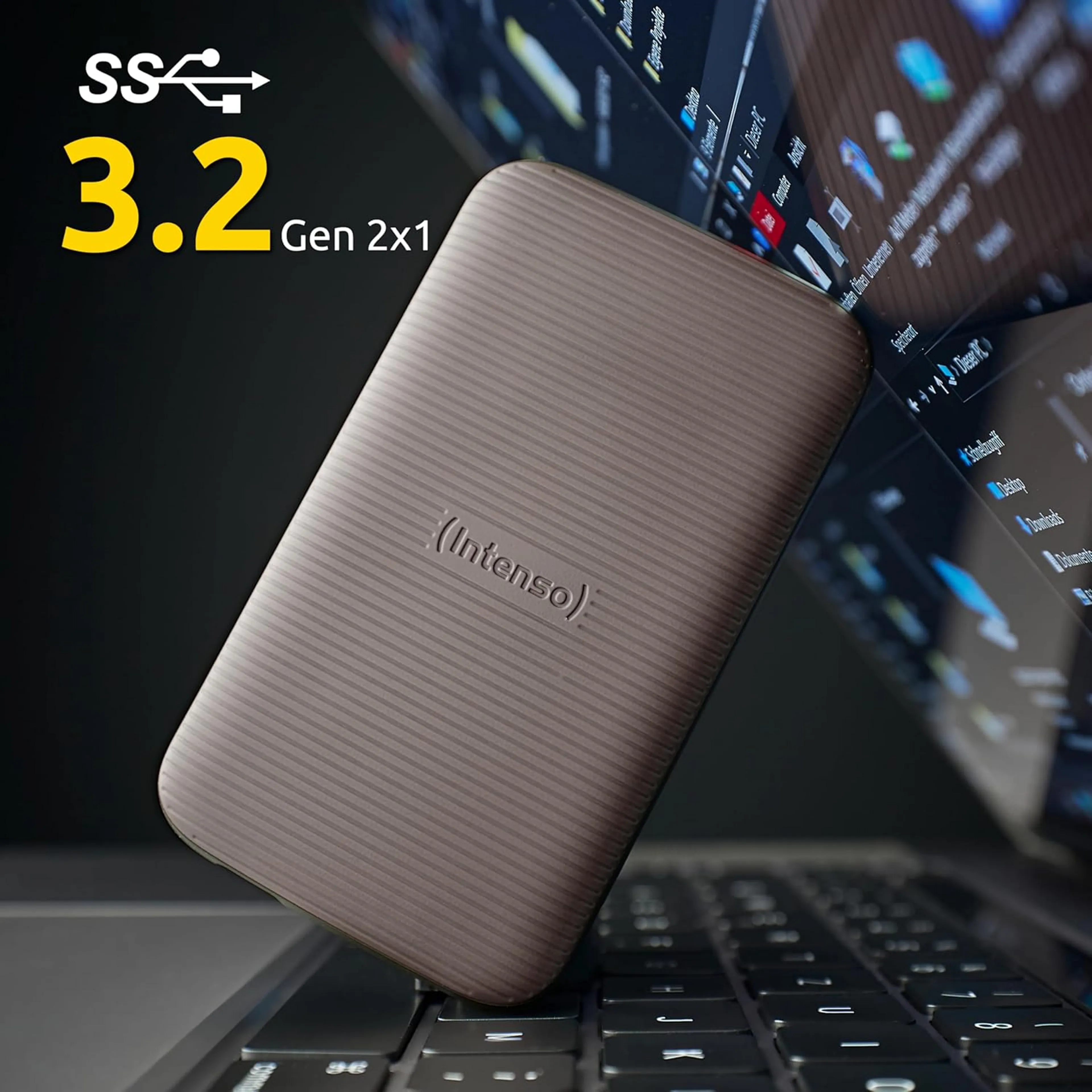 Intenso SSD externe TX500 - 1To - Brun image
