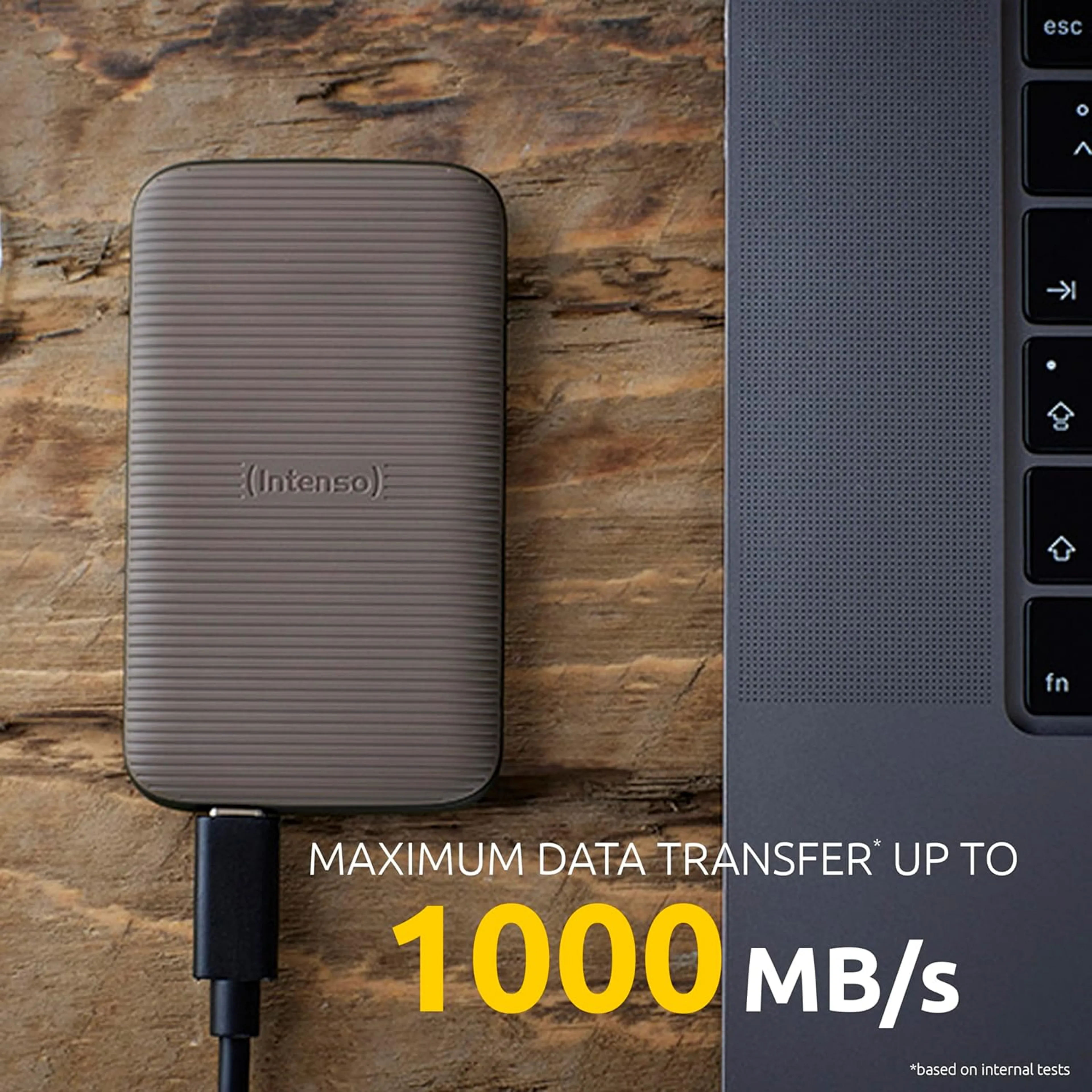 Intenso SSD externe TX500 - 1To - Brun image