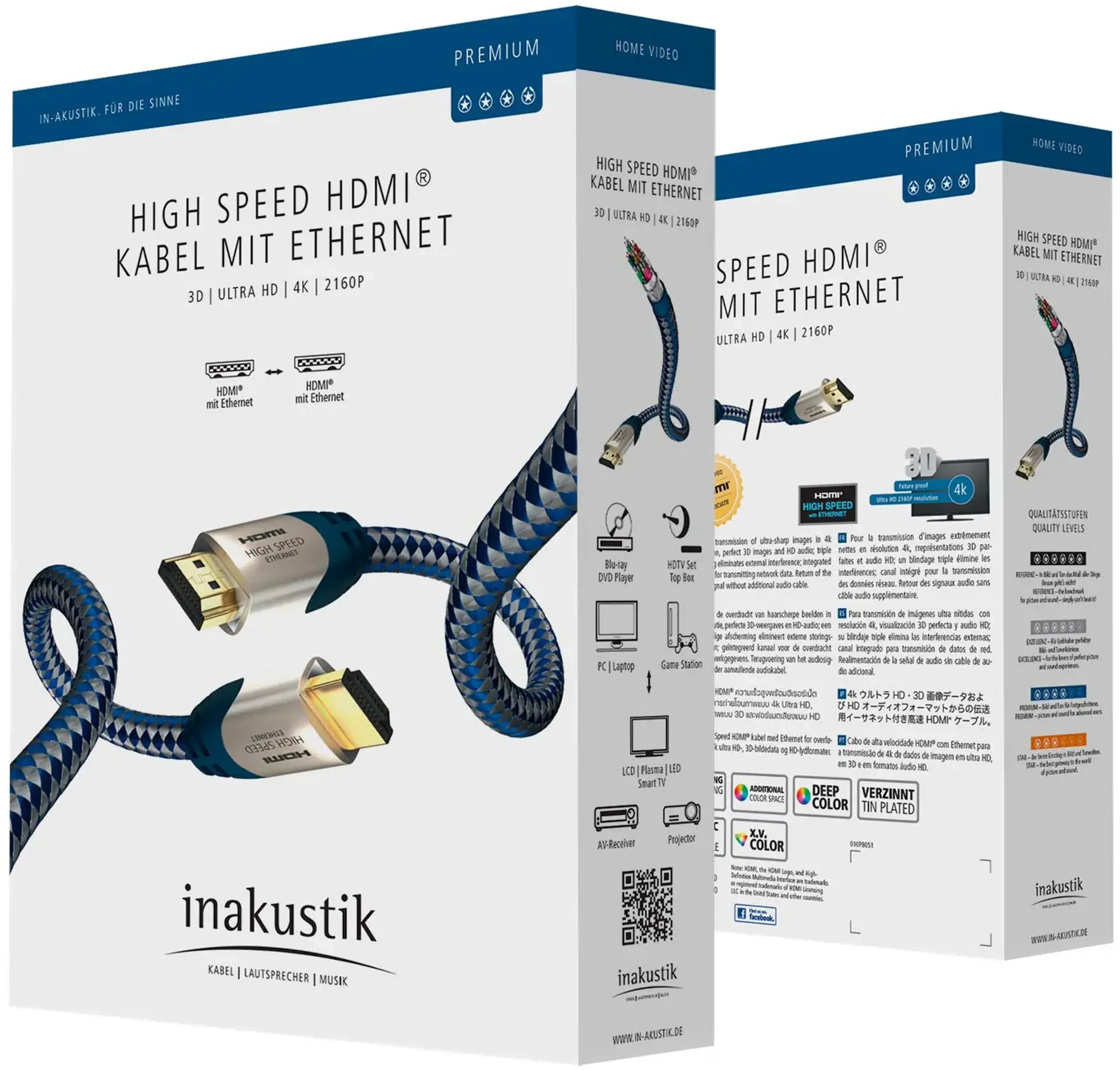 High Speed HDMI Cable - 3m - Blue