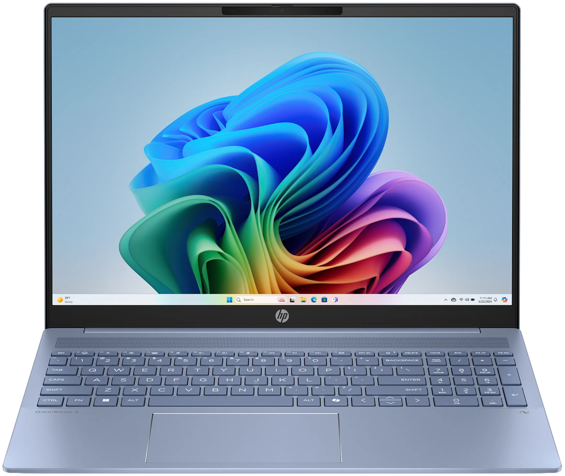 Laptop 16" OmniBook 5 Ryzen AI 7 32Go 1To Radeon 860M - QWERTZ - 16-ag1000nz