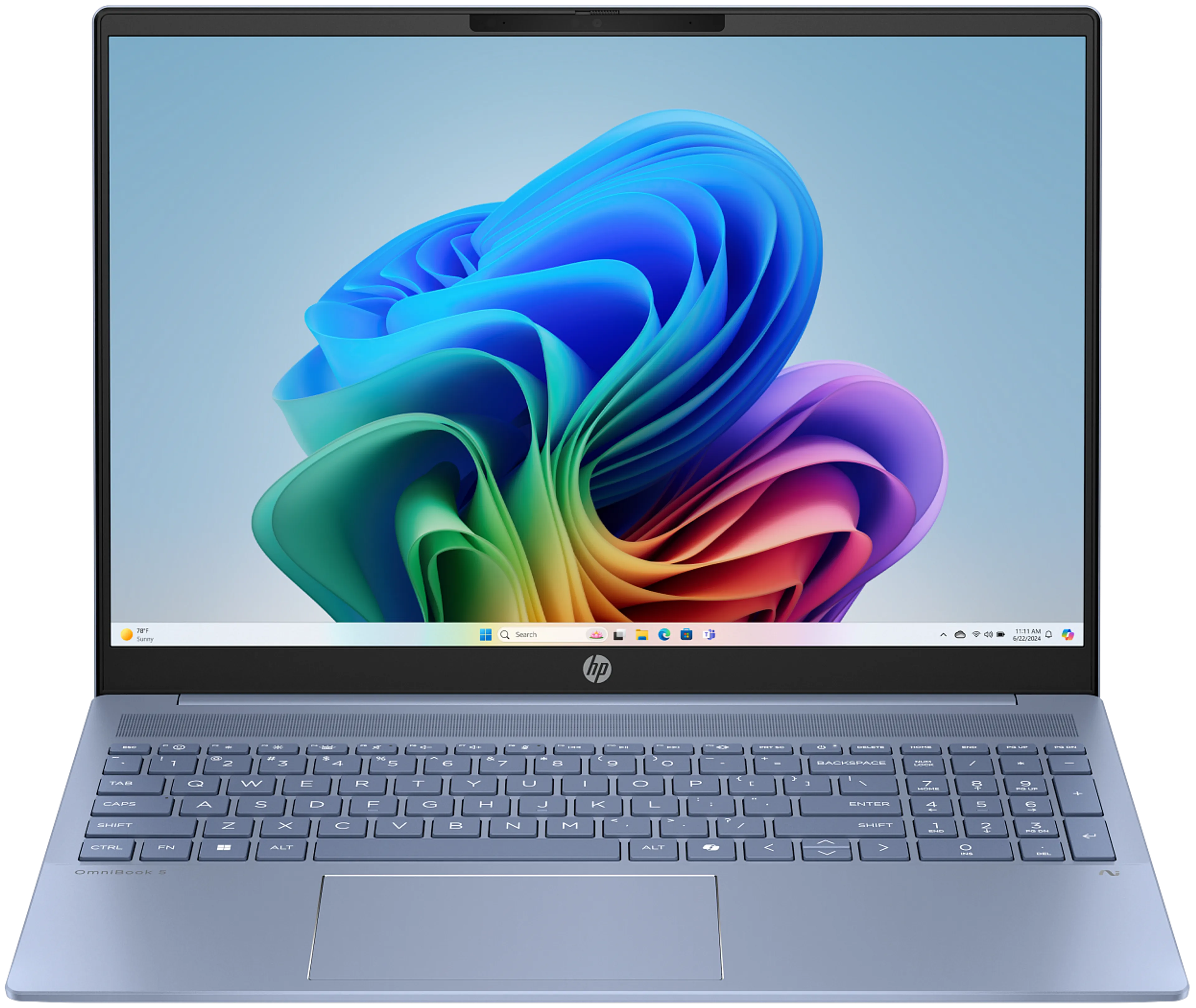 Laptop 16" OmniBook 5 Ryzen AI 7 32Go 1To Radeon 860M - QWERTZ - 16-ag1000nz