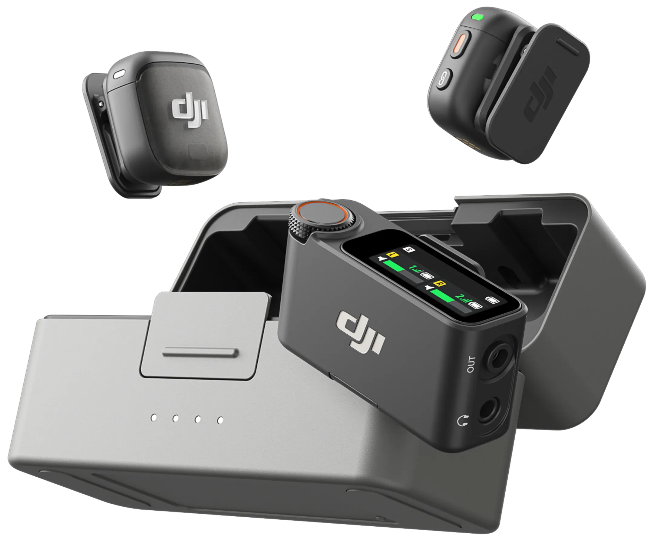 Microphone Mic 3 - 2 TX + 1 RX + Boitier de recharge