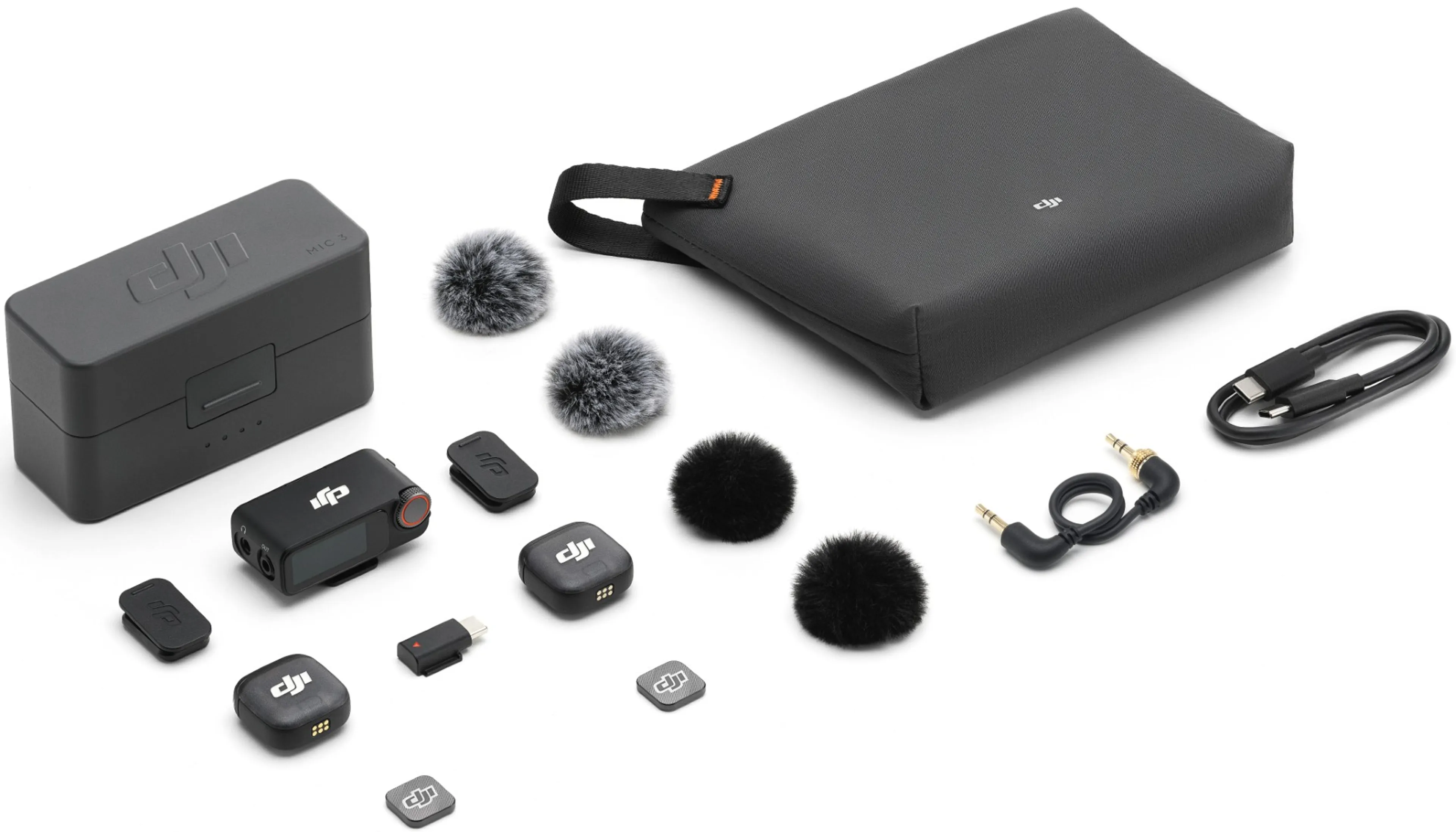 DJI Microphone Mic 3 - 2 TX + 1 RX + Rechargeable case image