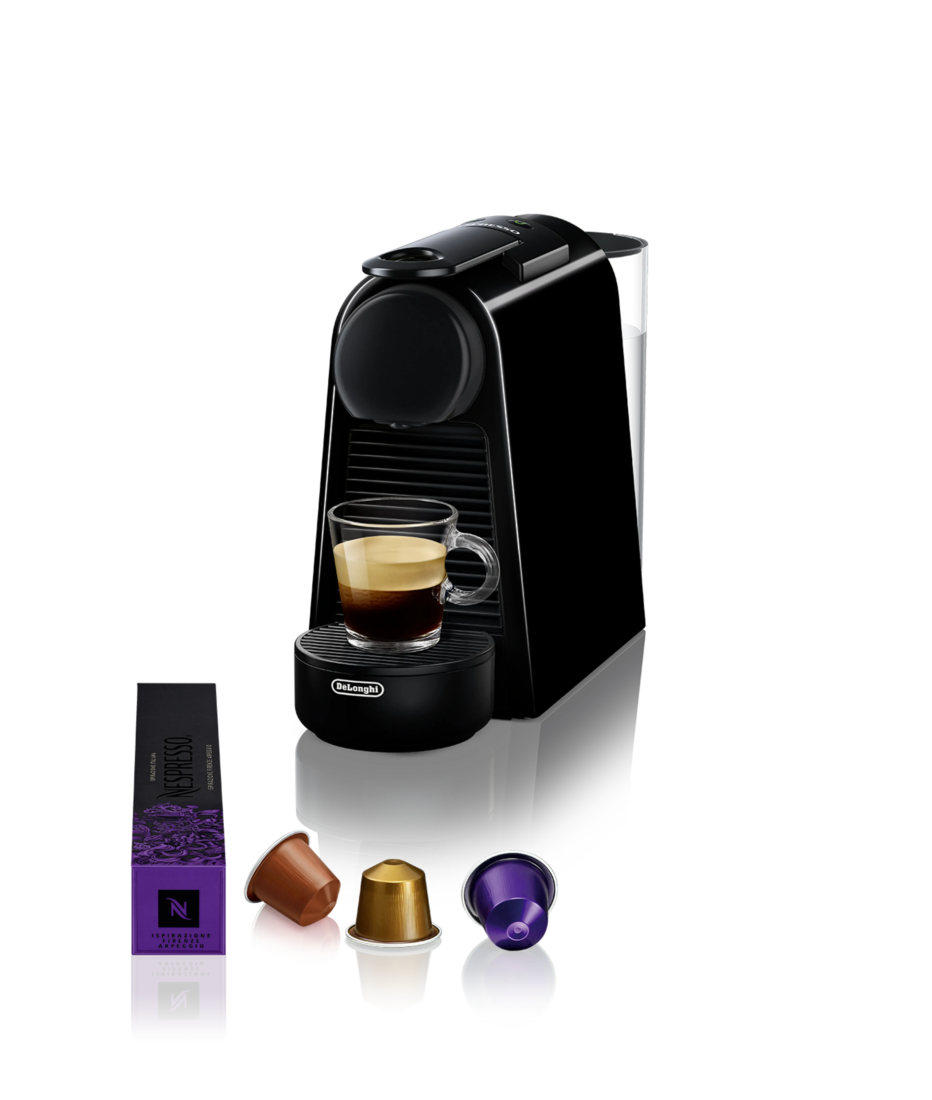 De'Longhi Nespresso Essenza Mini Black coffee machine image