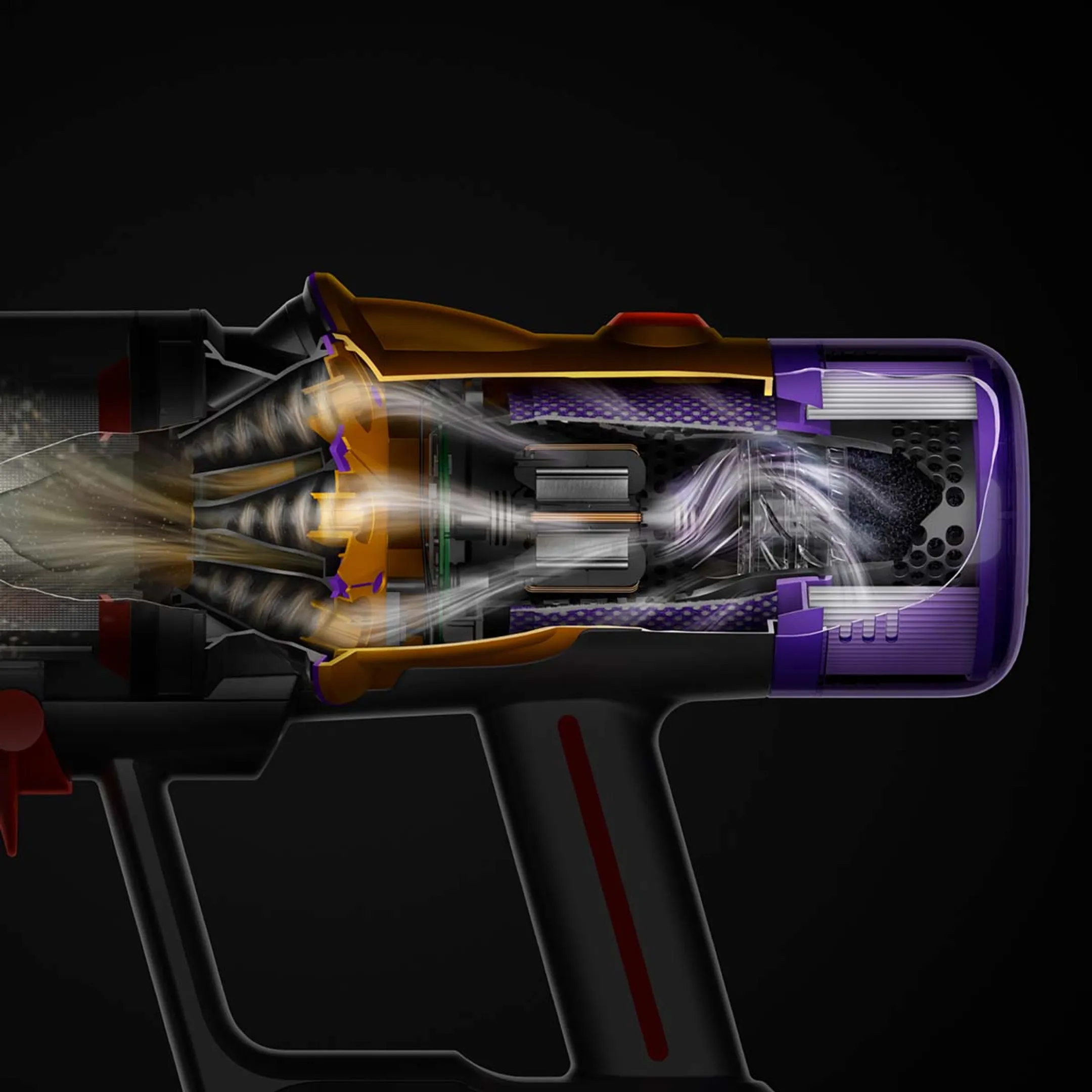 Dyson Stick Vacuum Cleaner V12s Detect Slim Submarine image