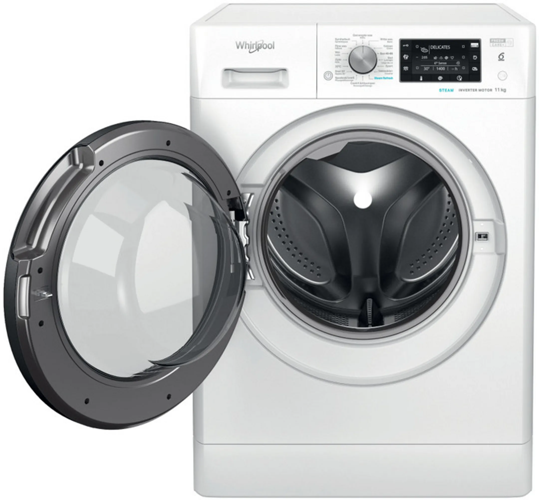 Whirlpool Washing Machine 6th Sense FFD 11489E BV image