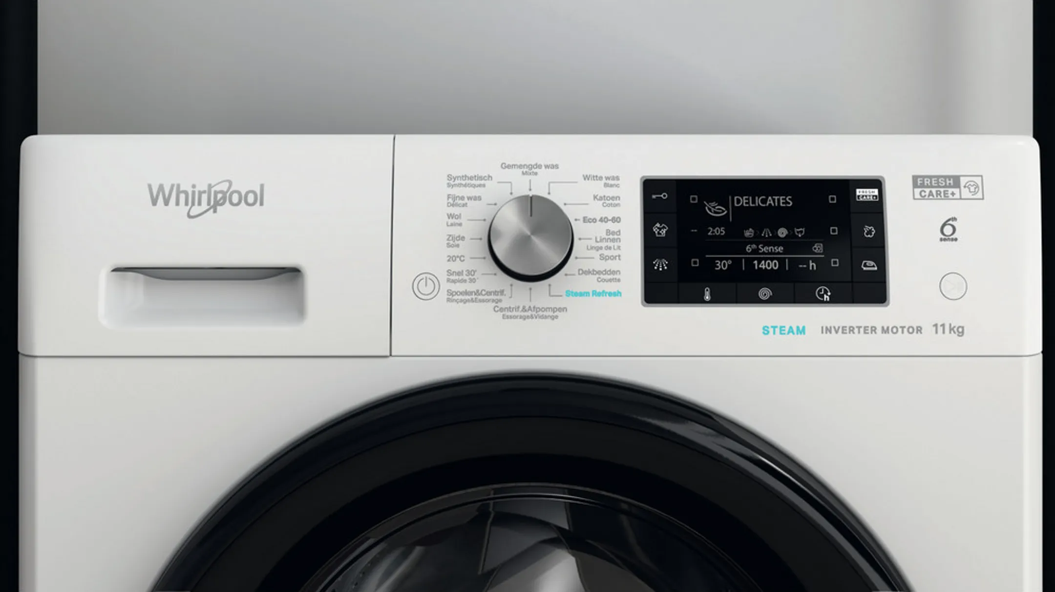 Whirlpool Washing Machine 6th Sense FFD 11489E BV image