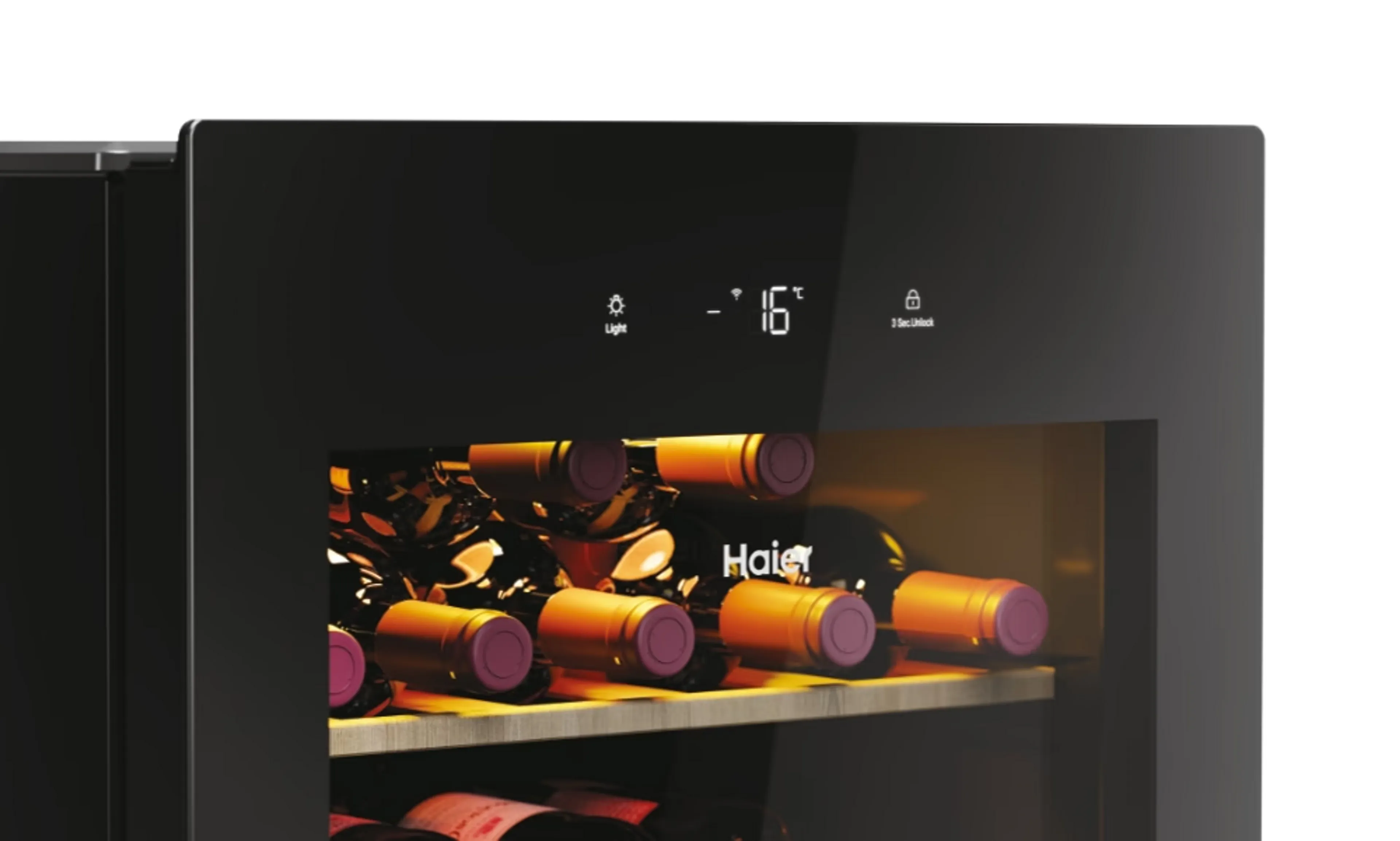 Haier Cave à vin Serie 3 HWS34GGH1 - 34 bouteilles image