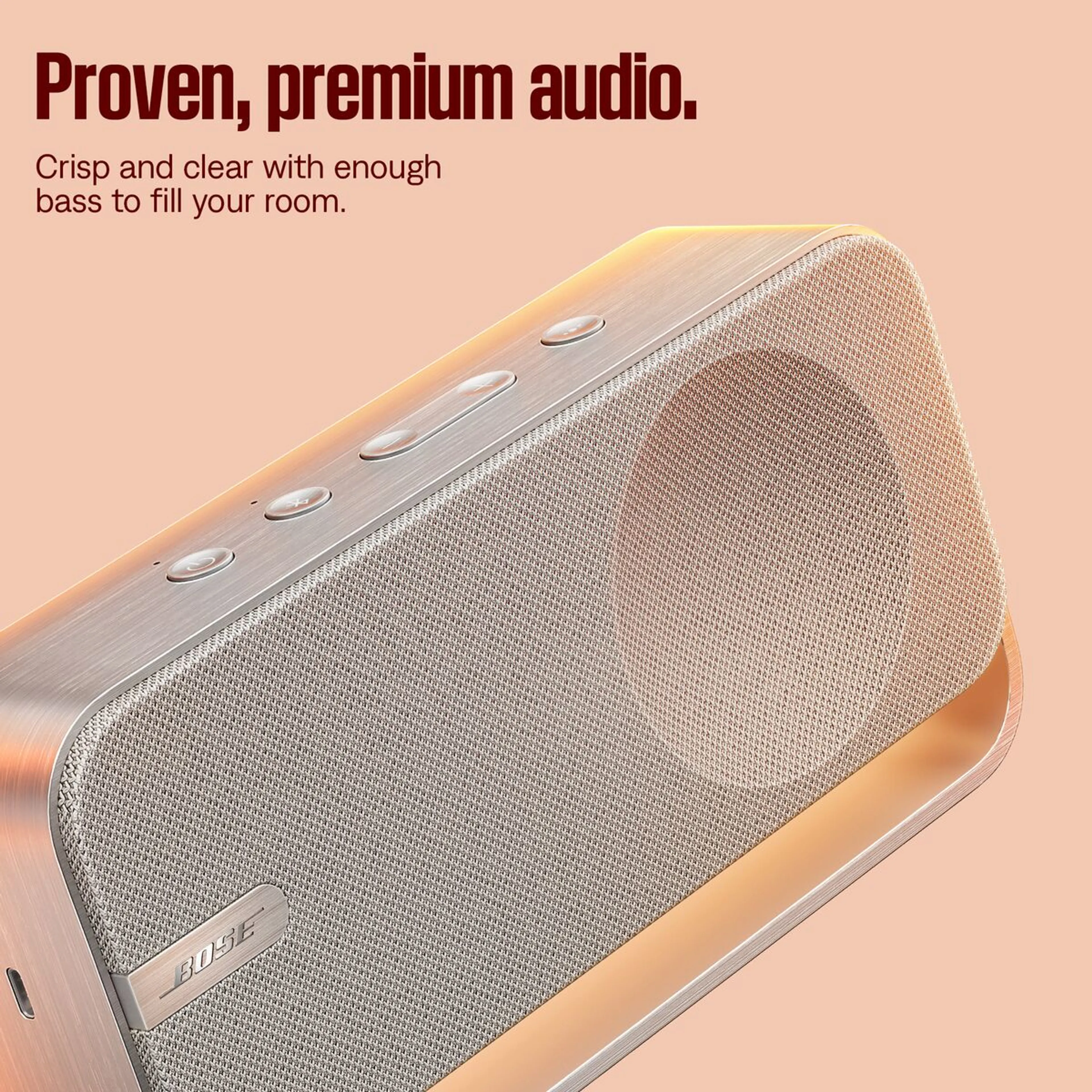 Bose Bluetooth Speaker Soundlink Home - Light Silver image