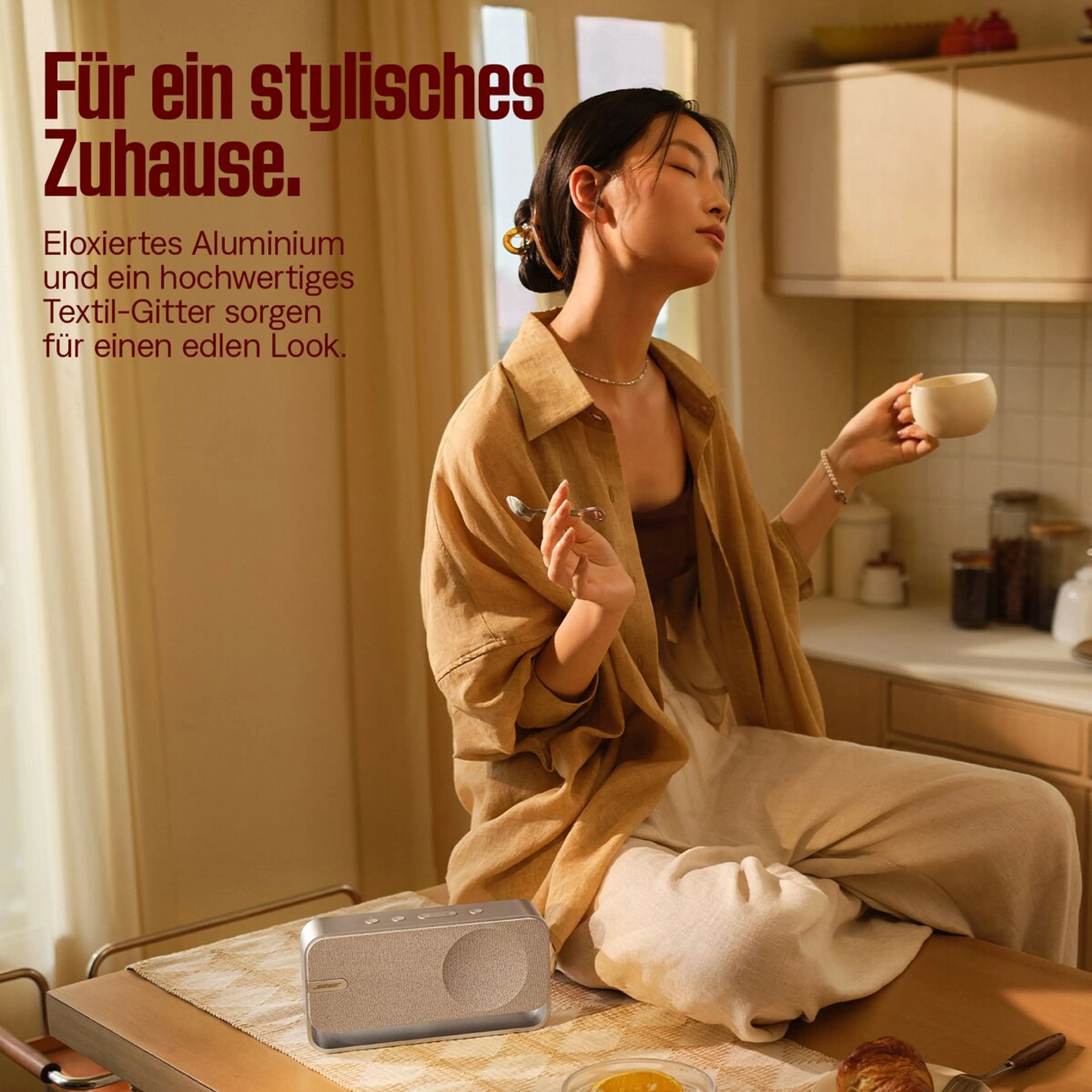 Bose Bluetooth-Lautsprecher Soundlink Home – Hellgrau image