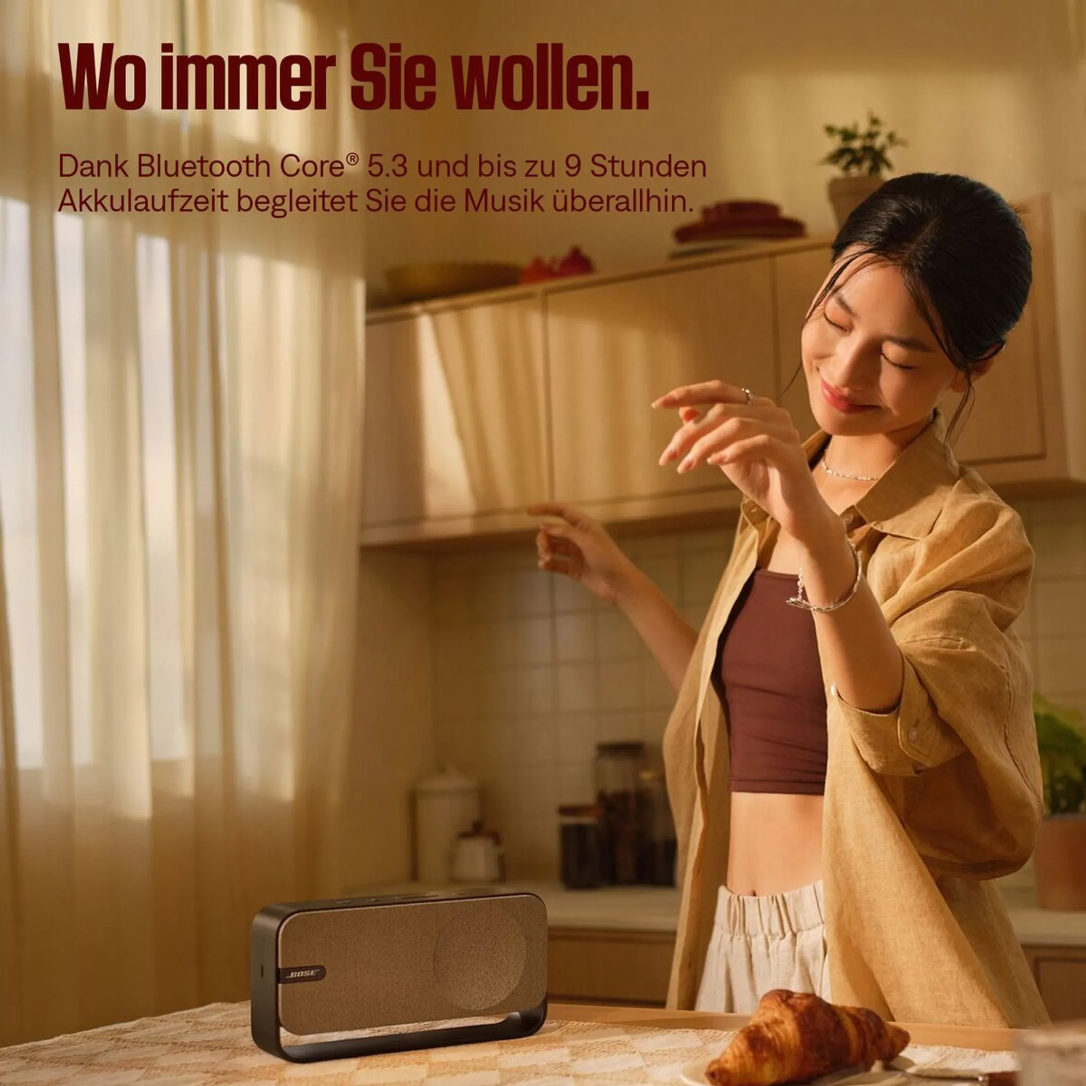 Bose Bluetooth-Lautsprecher Soundlink Home – Warm Wood image