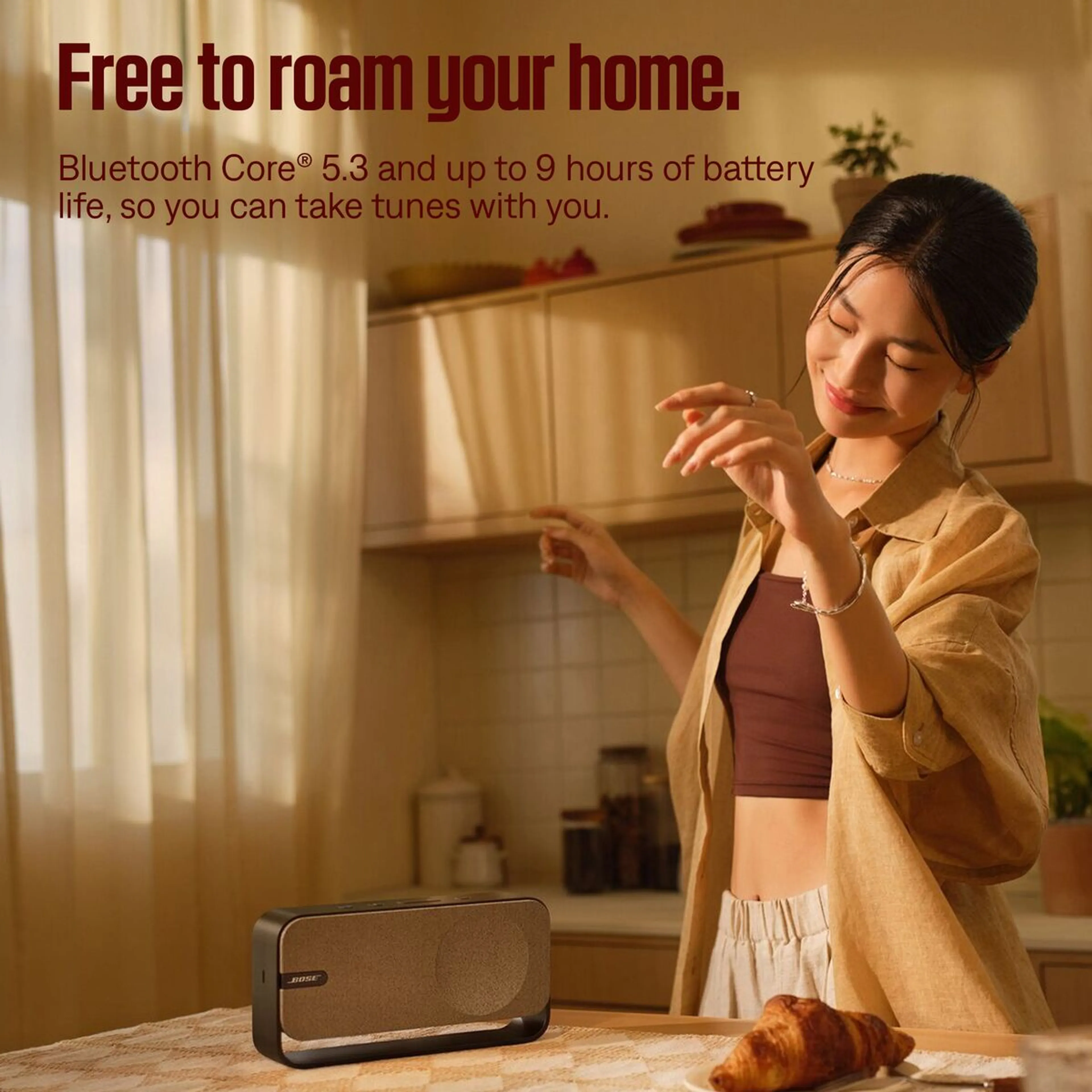 Bose Bluetooth Speaker Soundlink Home - Warm Wood image