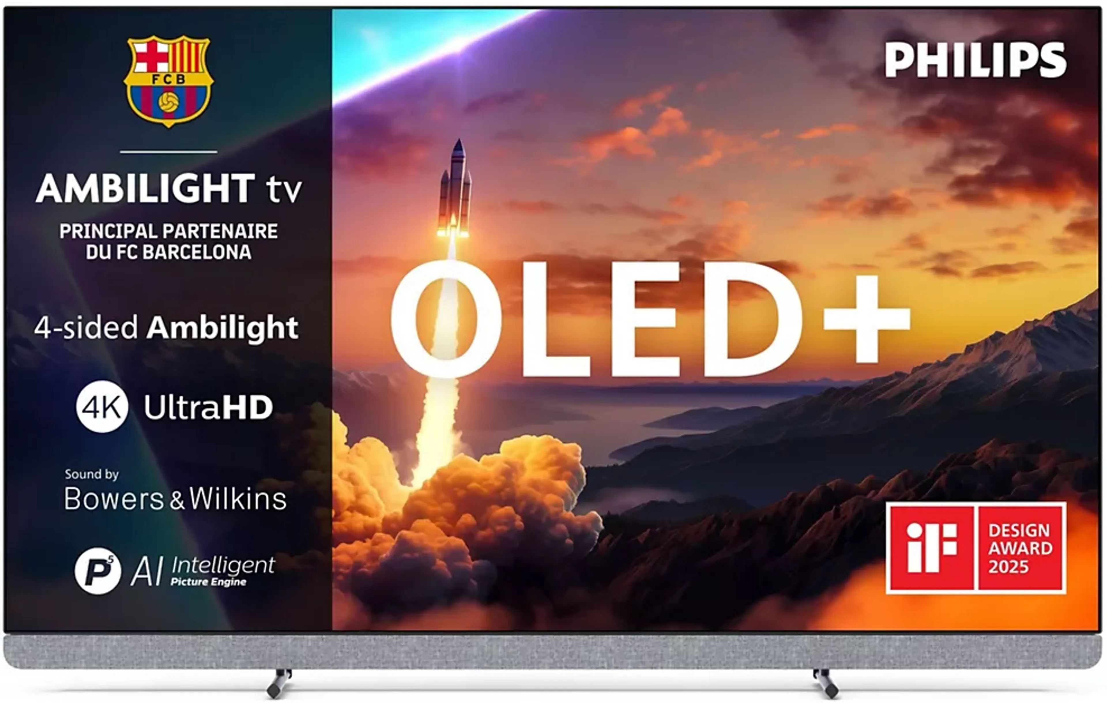 Philips TV OLED 4K Ambilight 55OLED910/12 - 55 pouces image