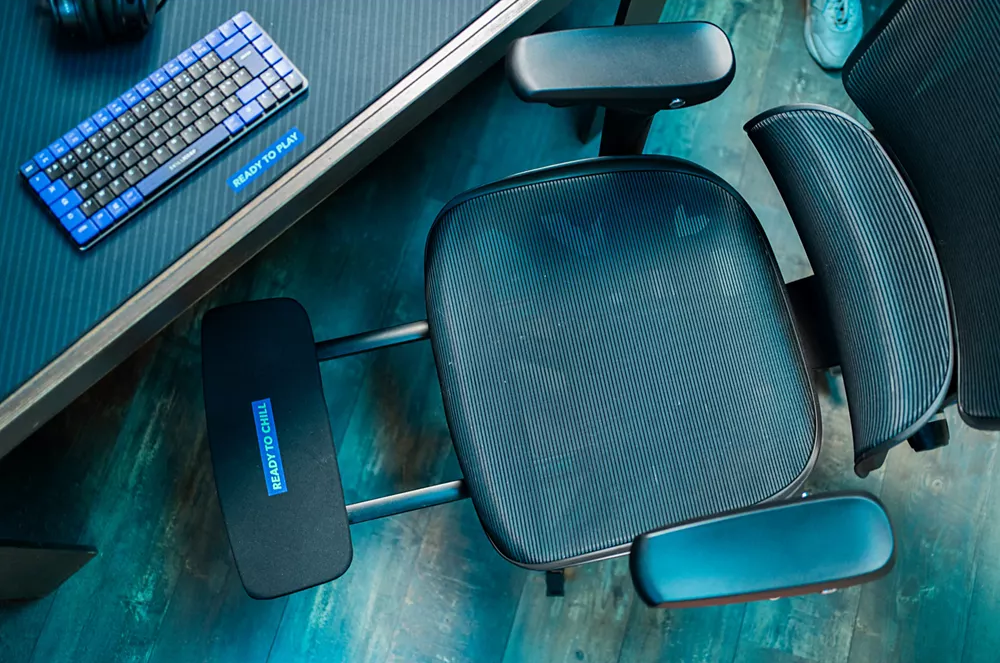 Blue Jay Steelcase Leap Rollerblade Wheels Gaming Chair Skillkorp