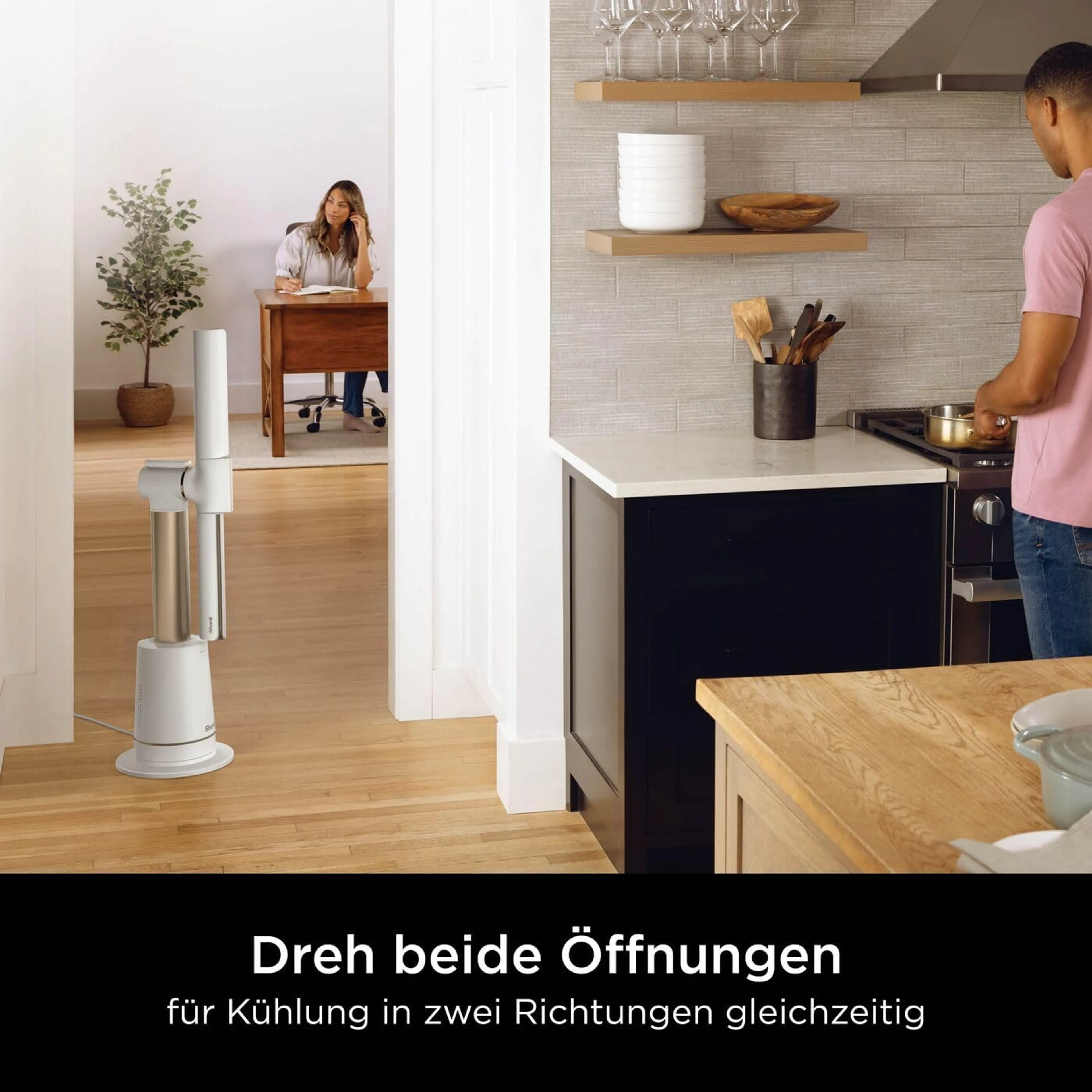 Shark Multidirektionaler Ventilator TurboBlade TF200SEUWH image