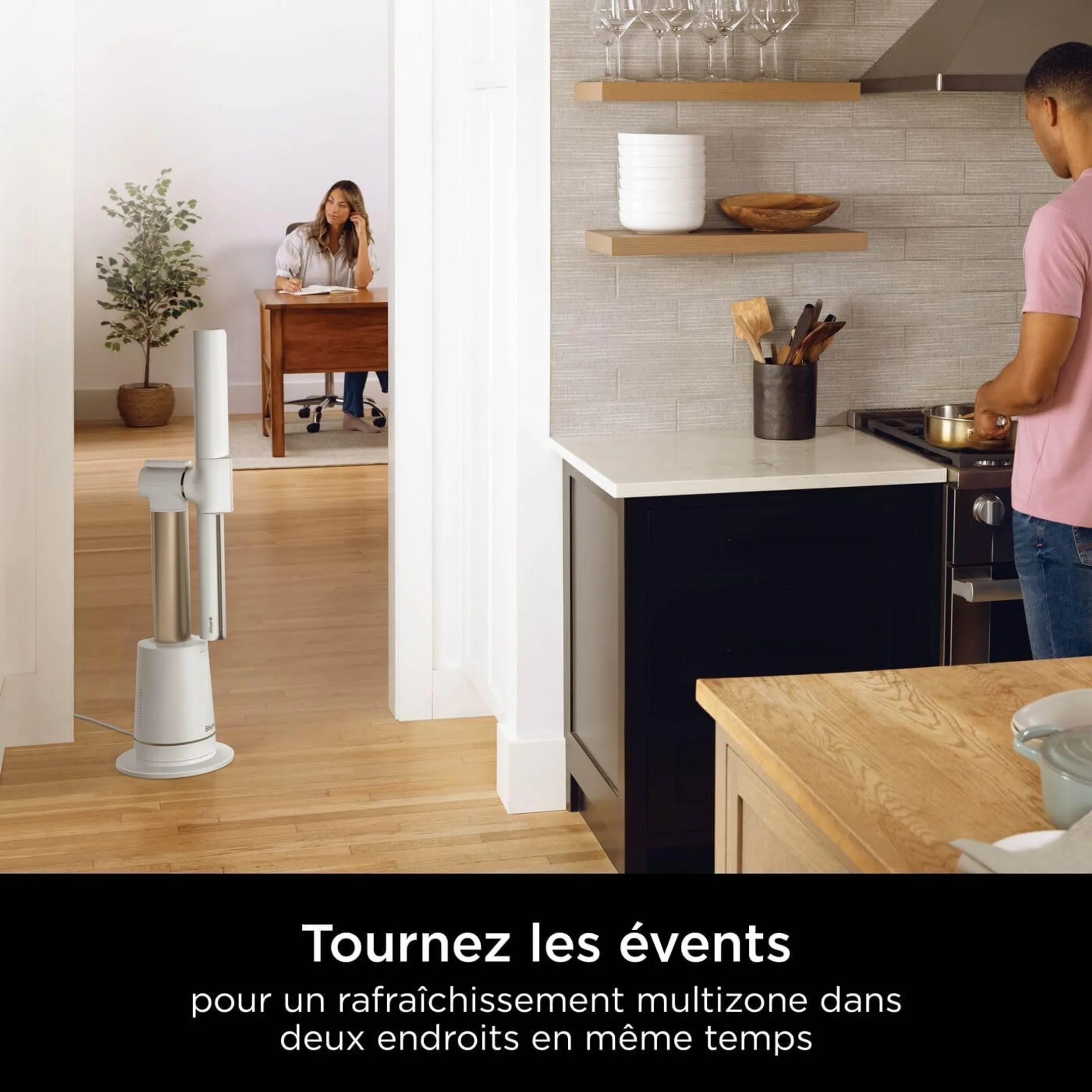 Shark Ventilateur multidirectionnel TurboBlade TF200SEUWH image