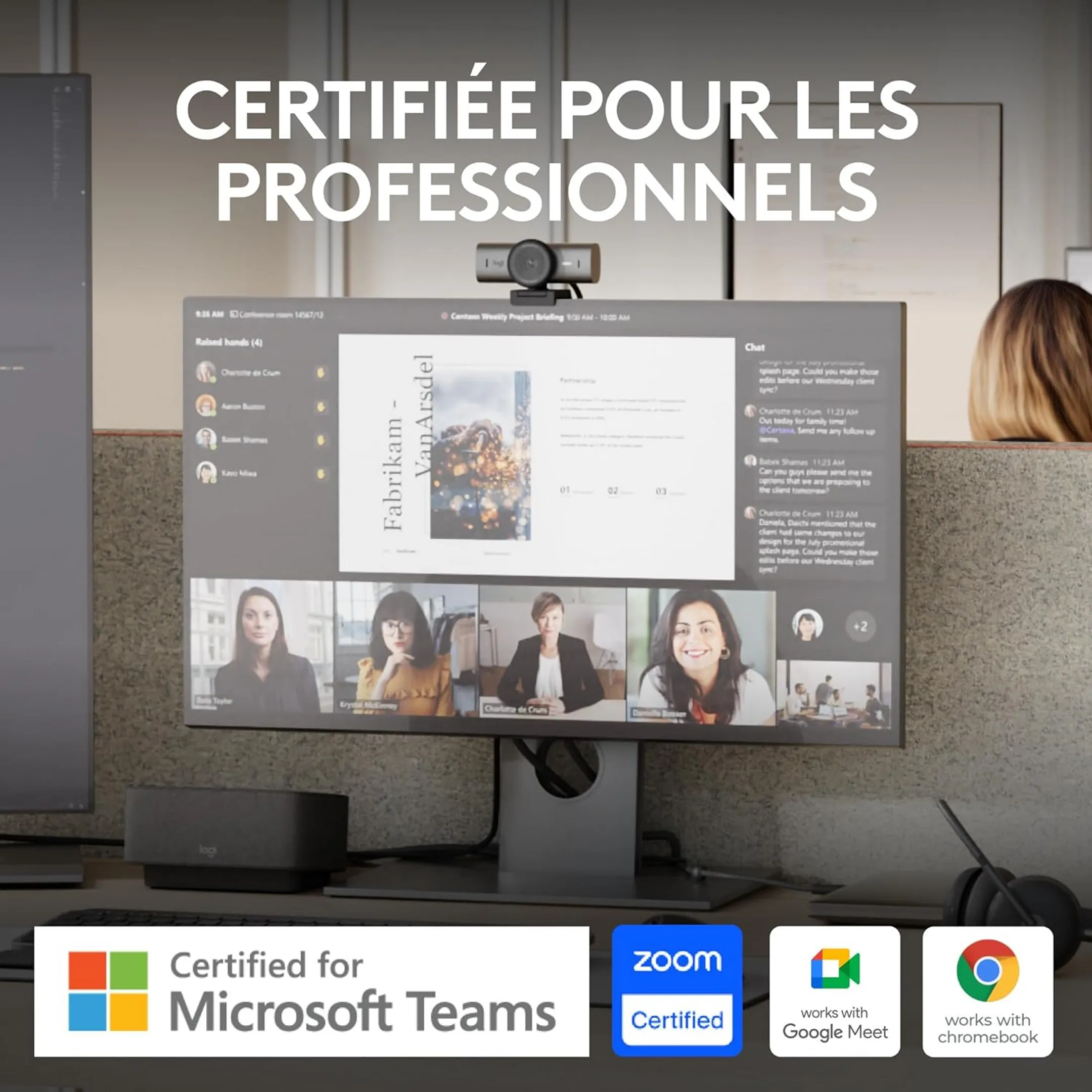 Logitech Webcam 4K MX Brio 705 for Business image