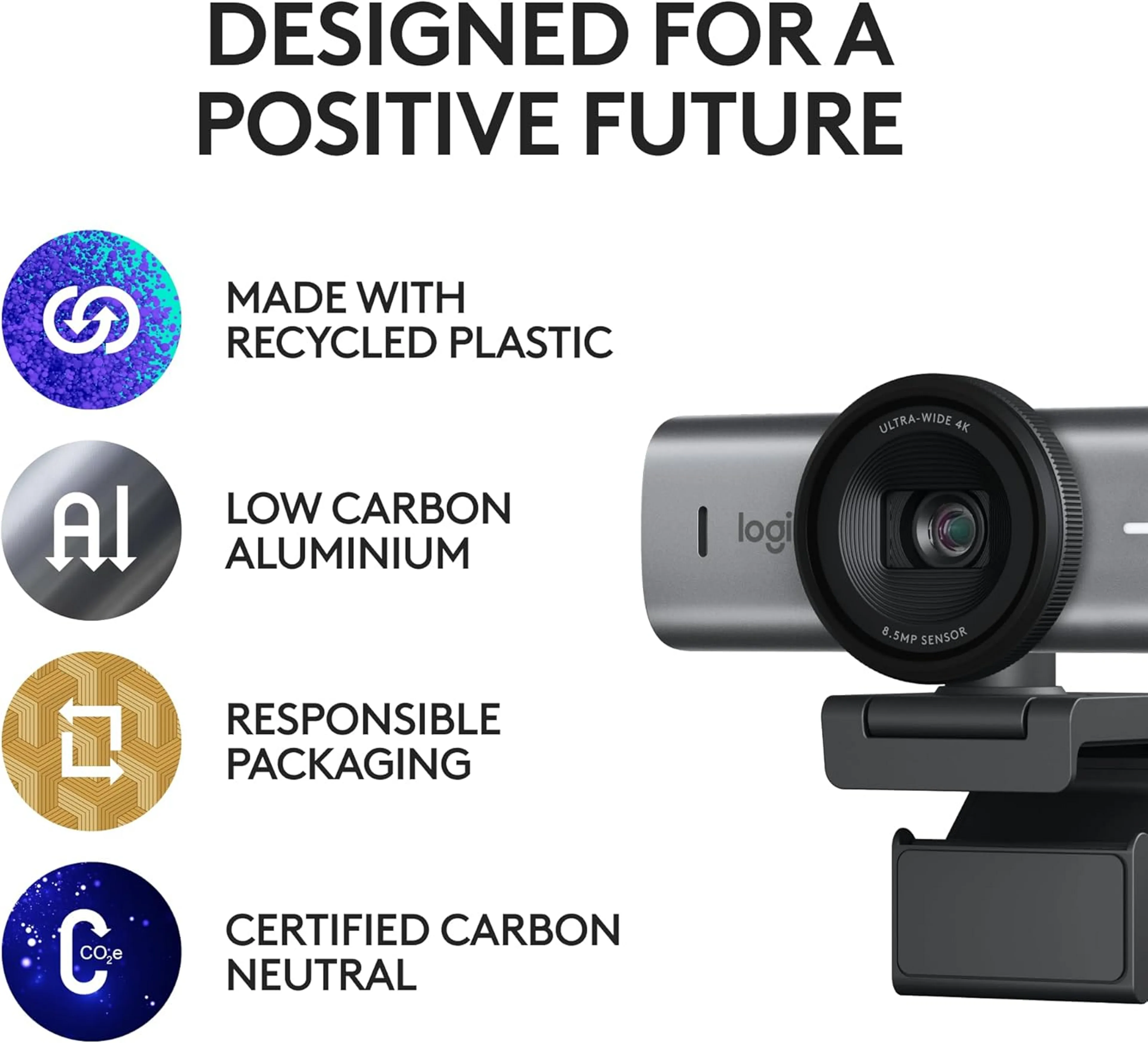 Logitech 4K Webcam MX Brio 705 for Business image