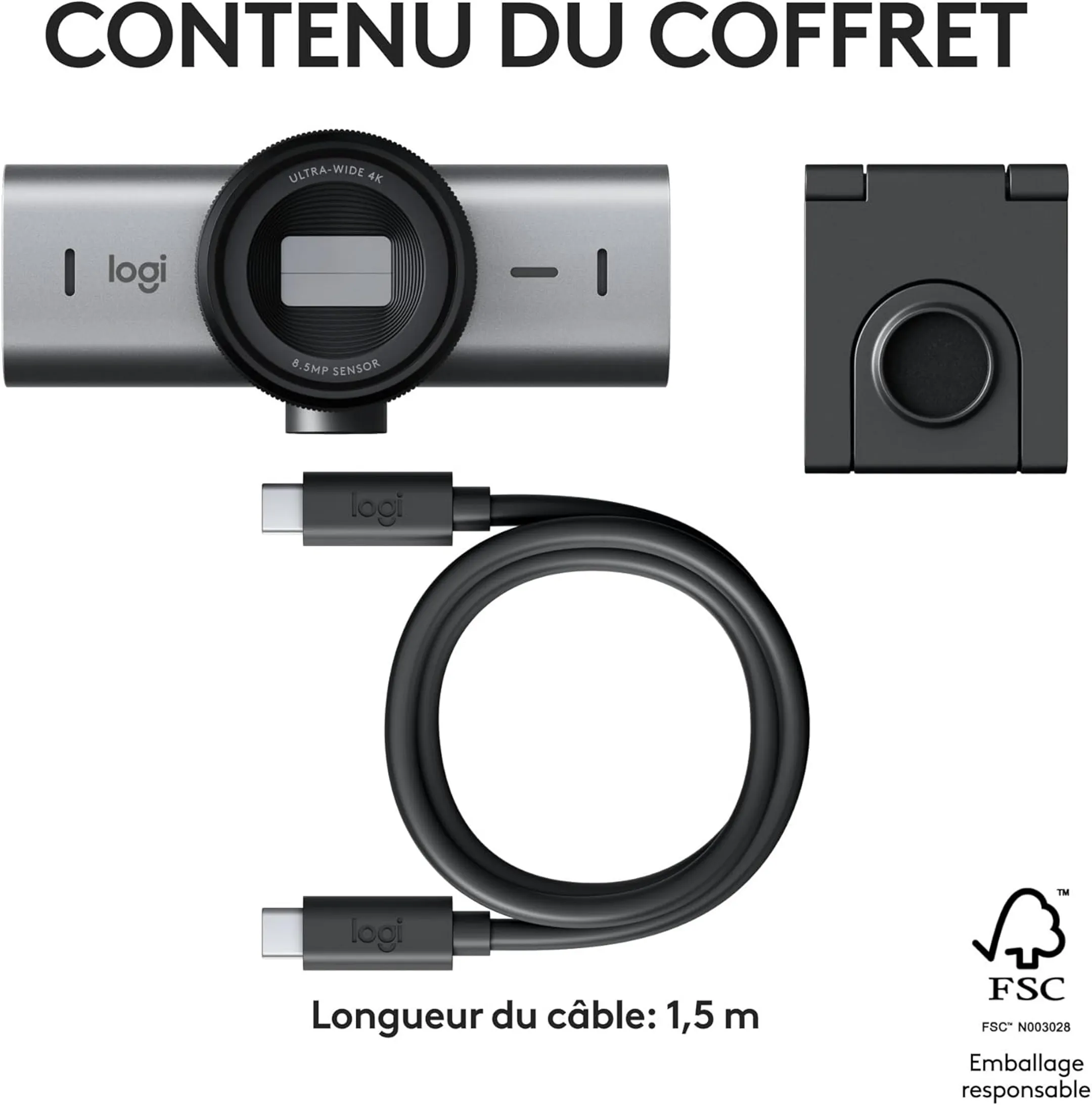 Logitech Webcam 4K MX Brio 705 for Business image