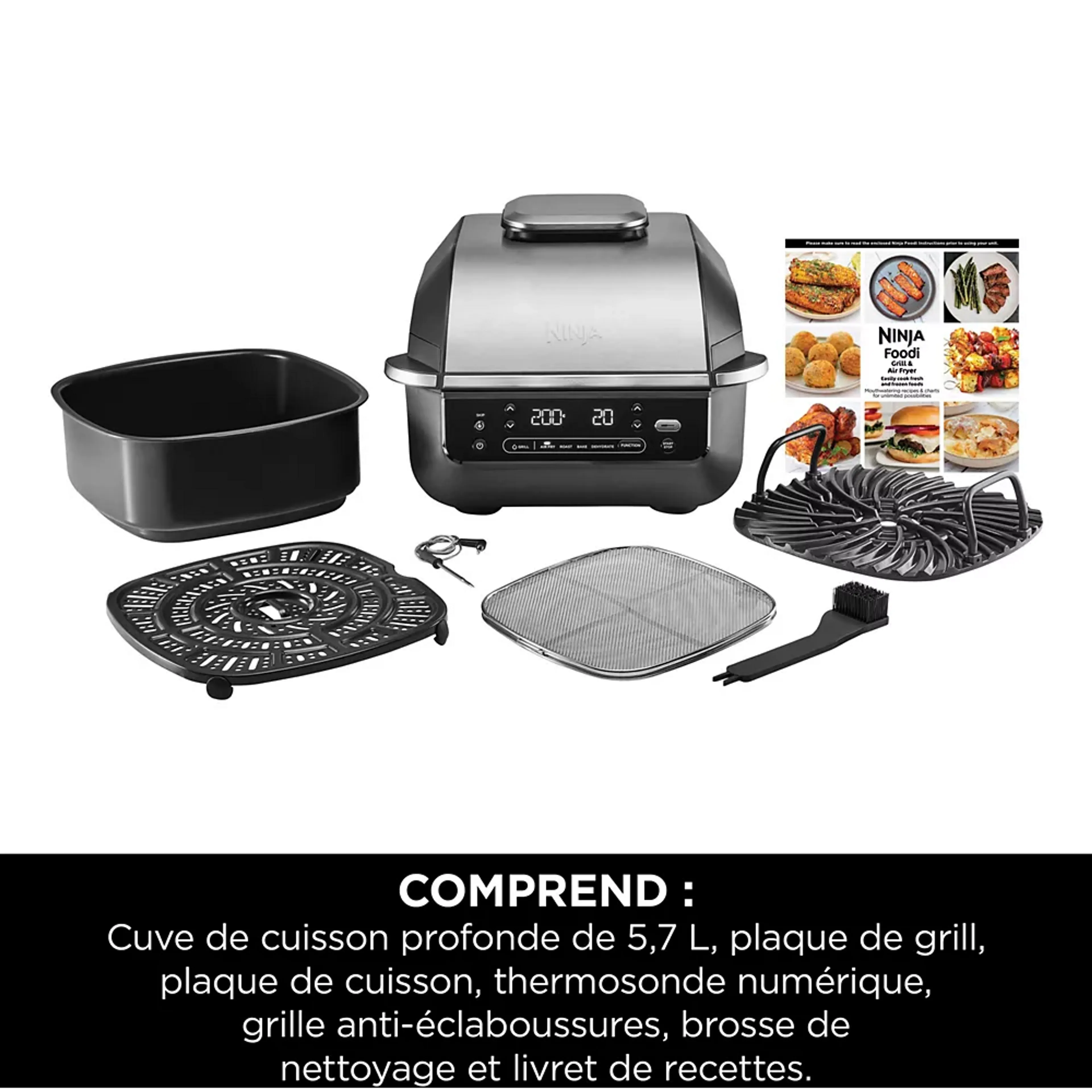 Ninja Grille-viande & Airfryer Foodi Air Grill EG351 image