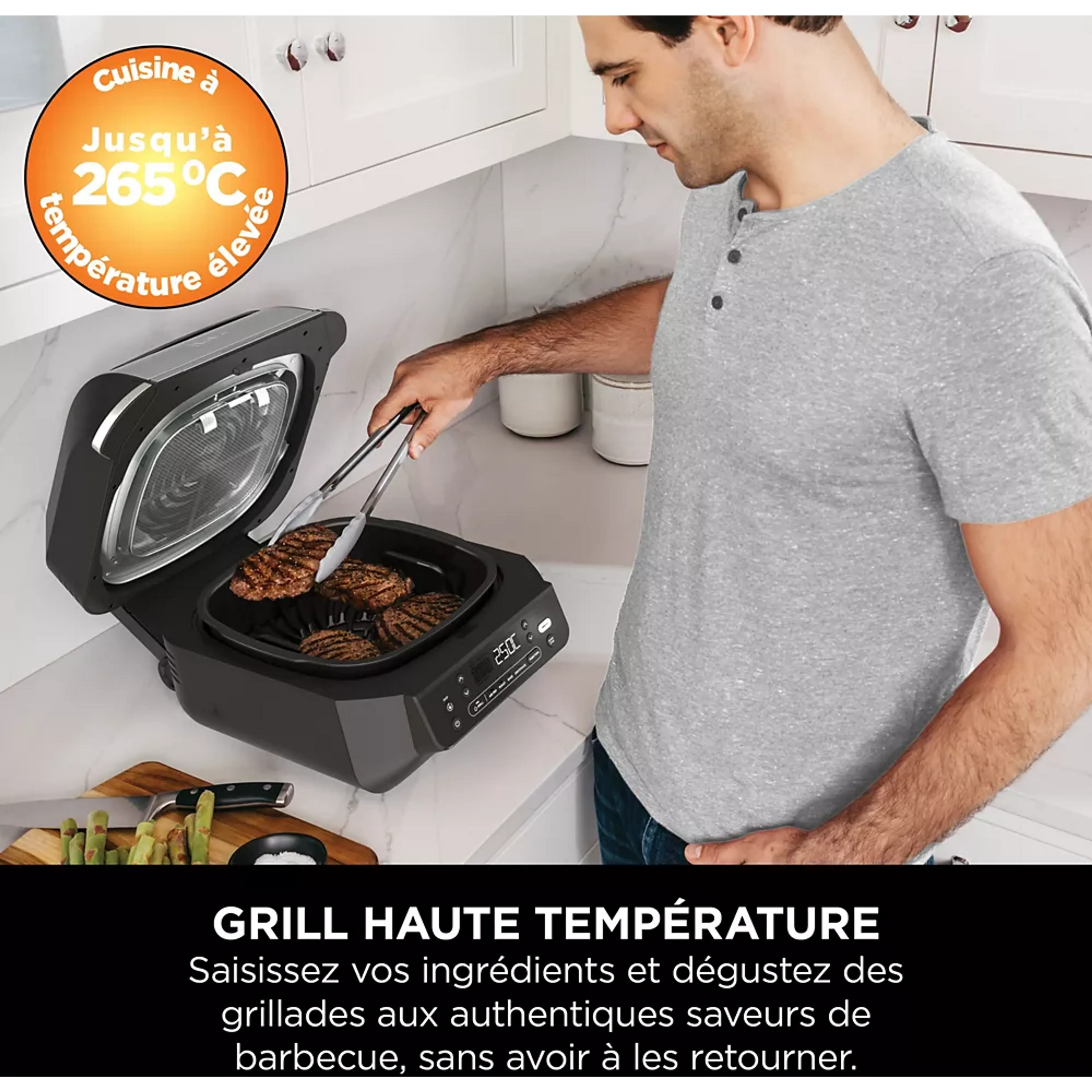 Ninja Grille-viande & Airfryer Foodi Air Grill EG351 image