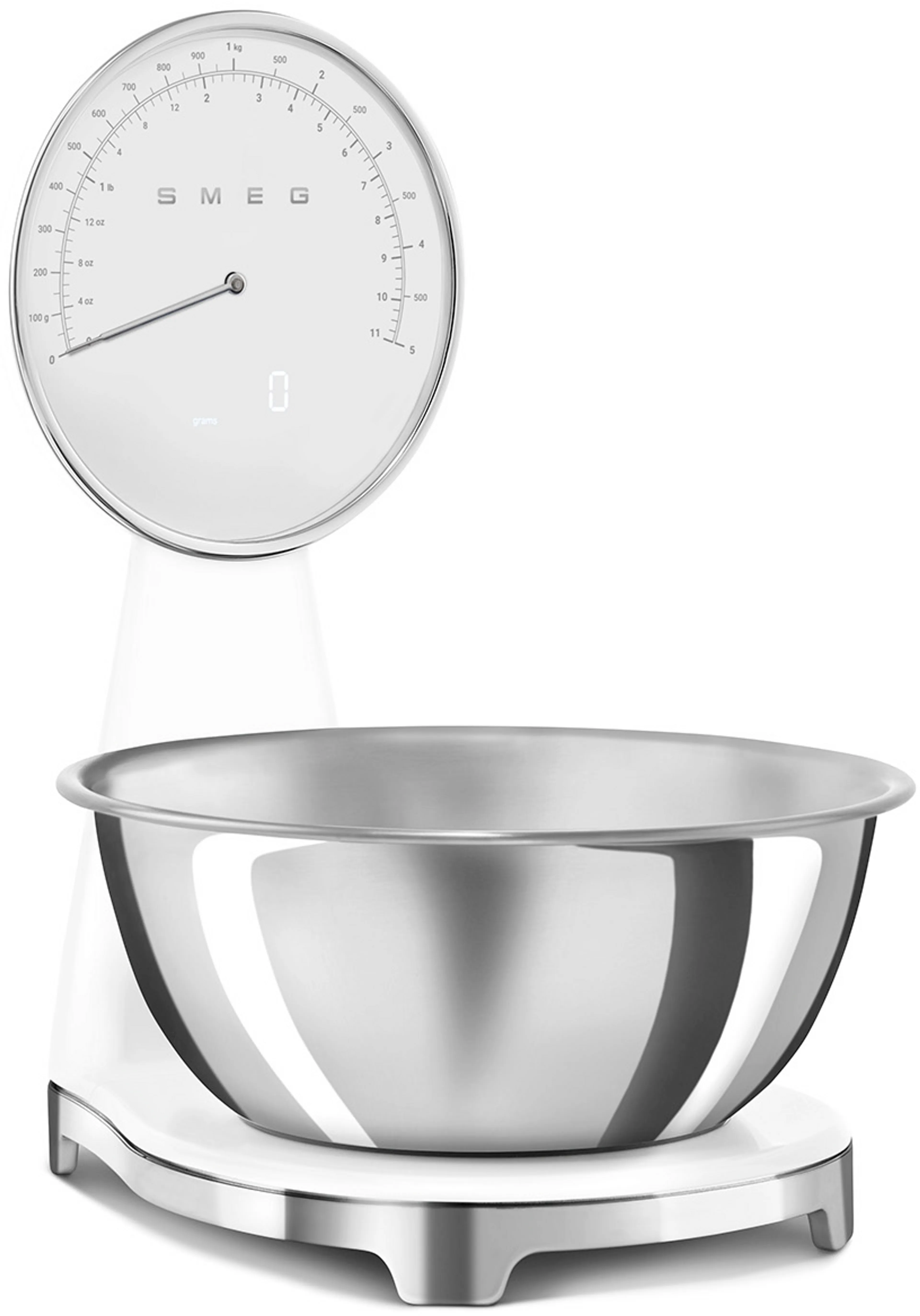 Smeg Küchenwaage KSF01WHWW – Hochglanzweiß image