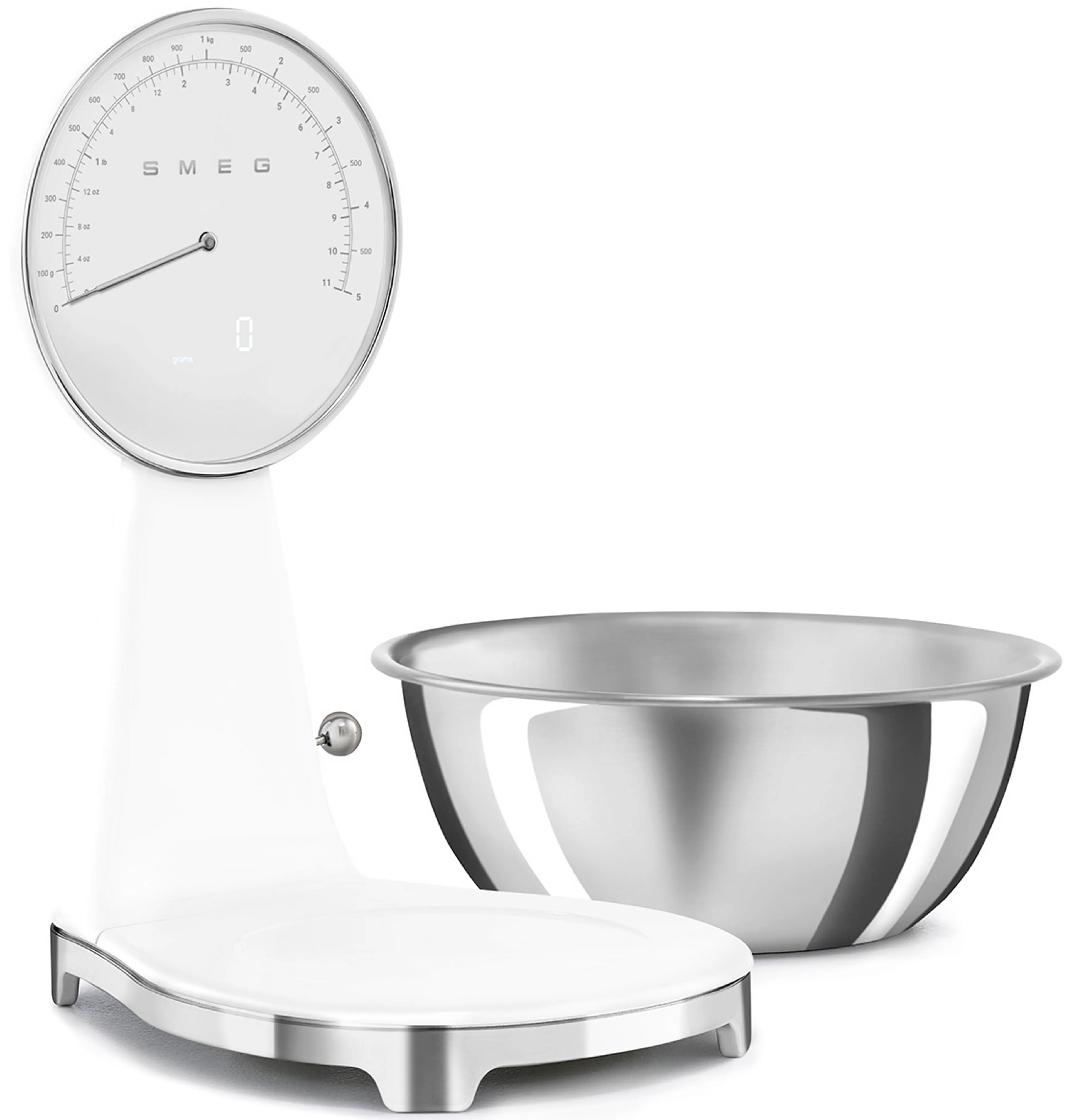 Smeg Küchenwaage KSF01WHWW – Hochglanzweiß image