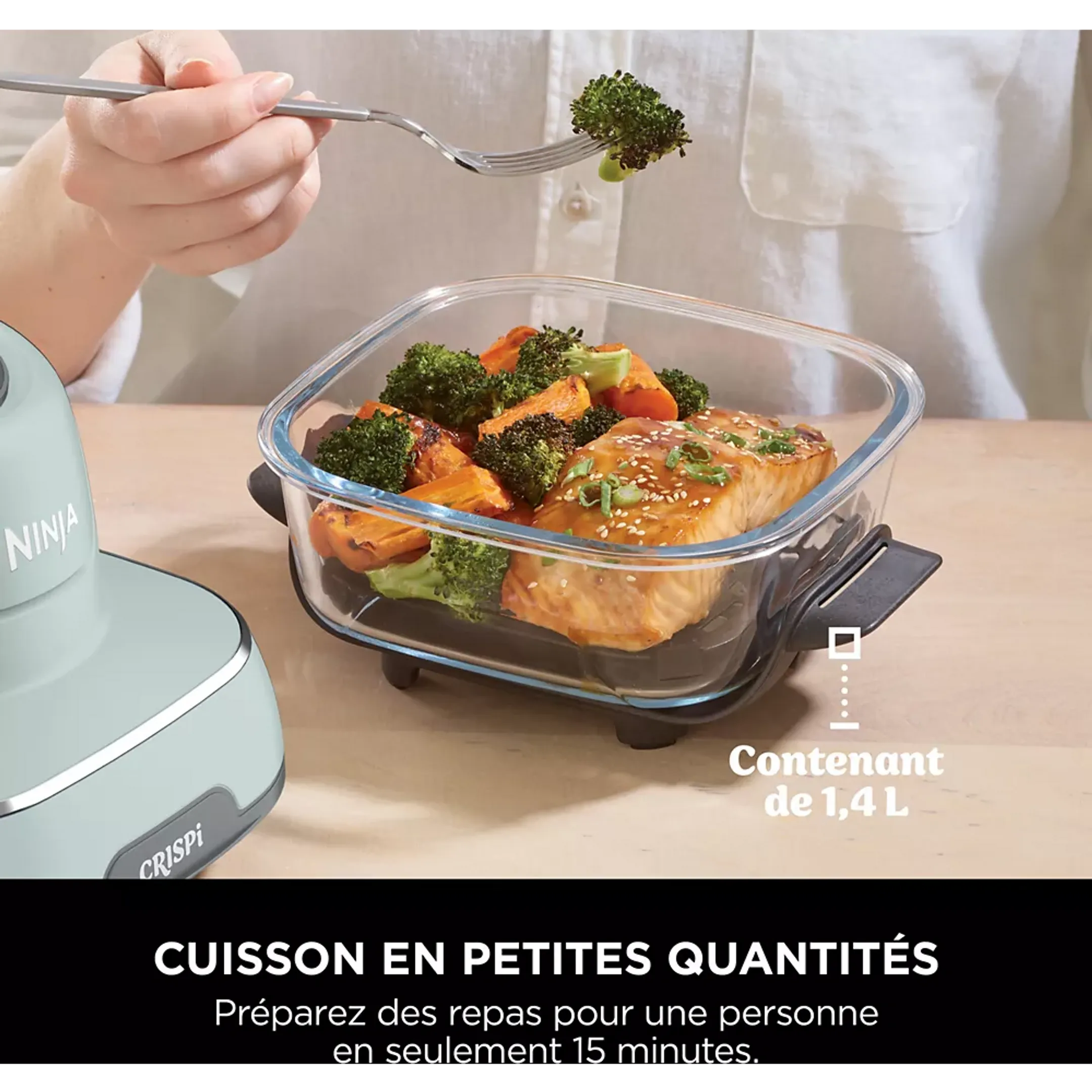 Ninja Airfryer modulaire CRISPi FN101EUSG - Vert Sauge image